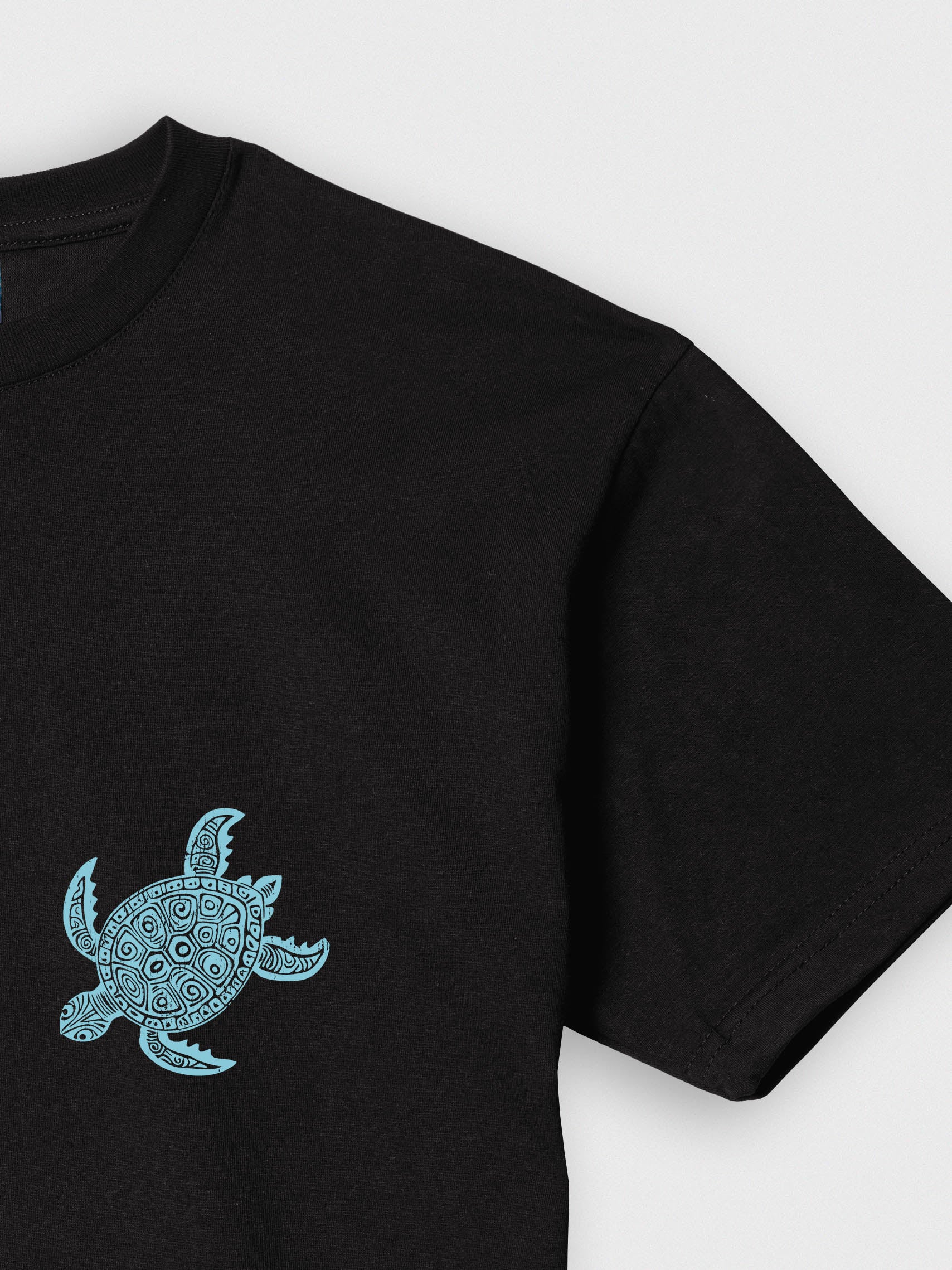 Καλλιτεχνικό Μωσαϊκό με Θαλάσσια Χελώνα - Μπλούζες