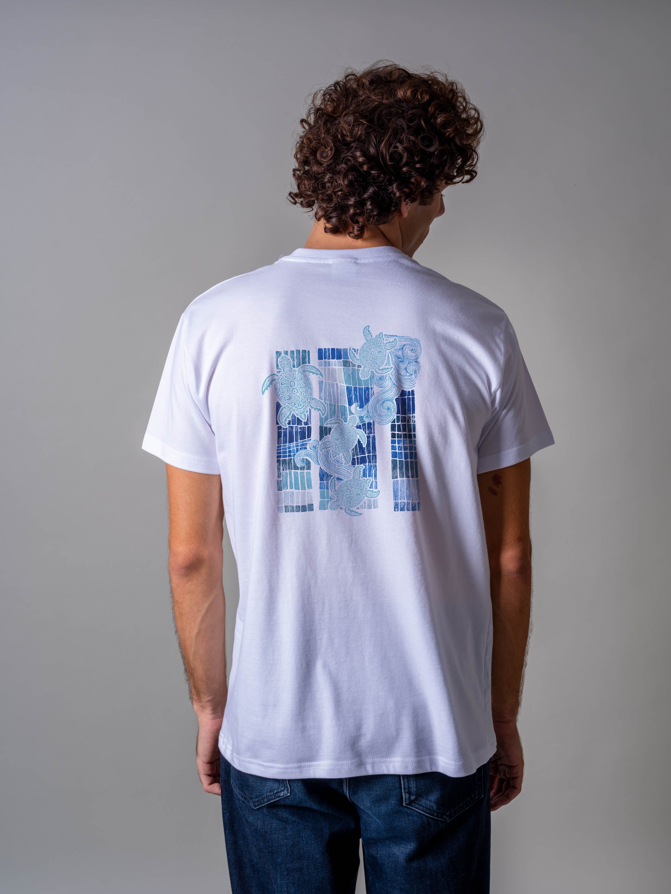 Sea Turtle Mosaic Art - T-Shirts