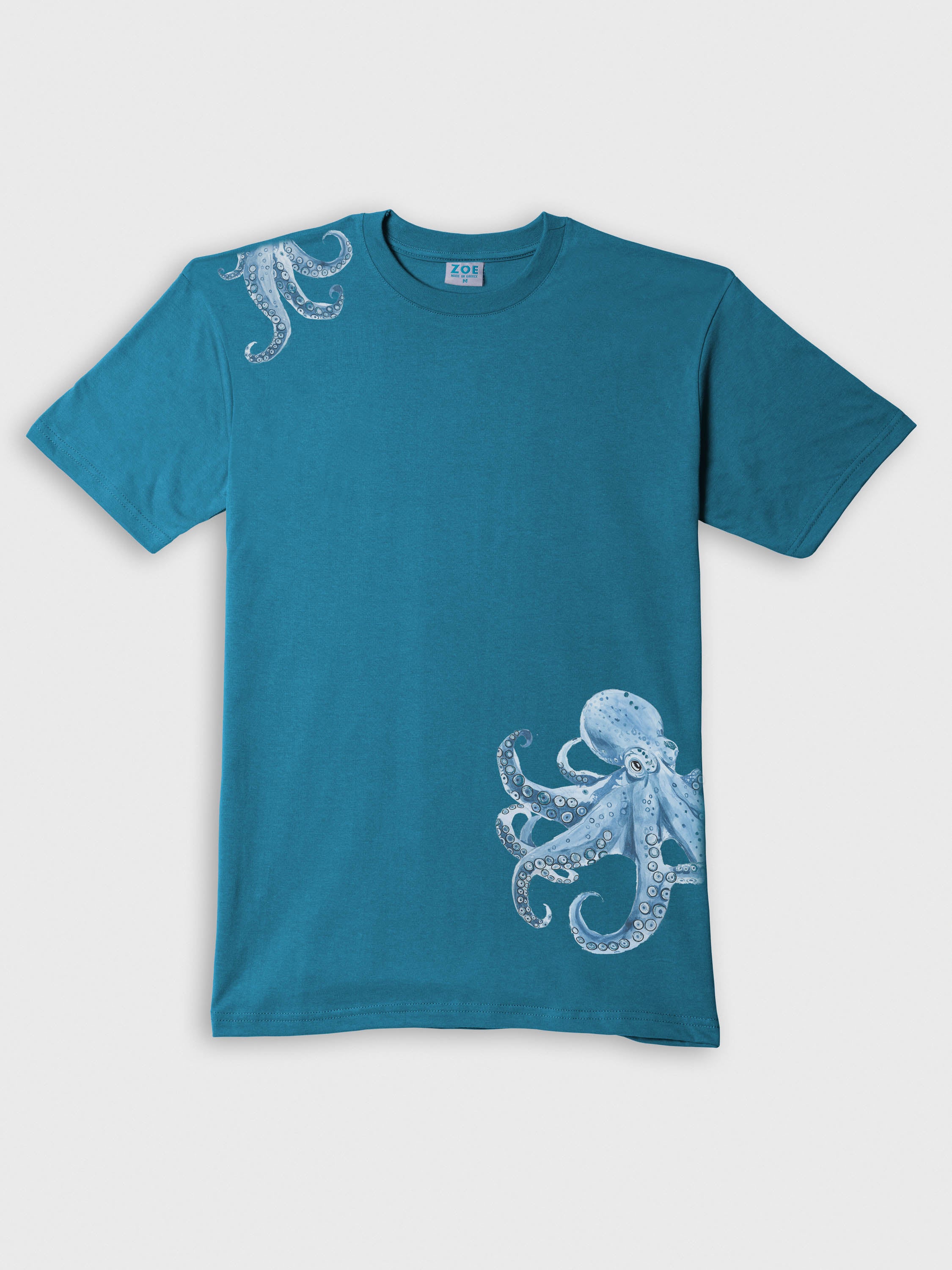 Octopus Sketch Watercolor - T-Shirts