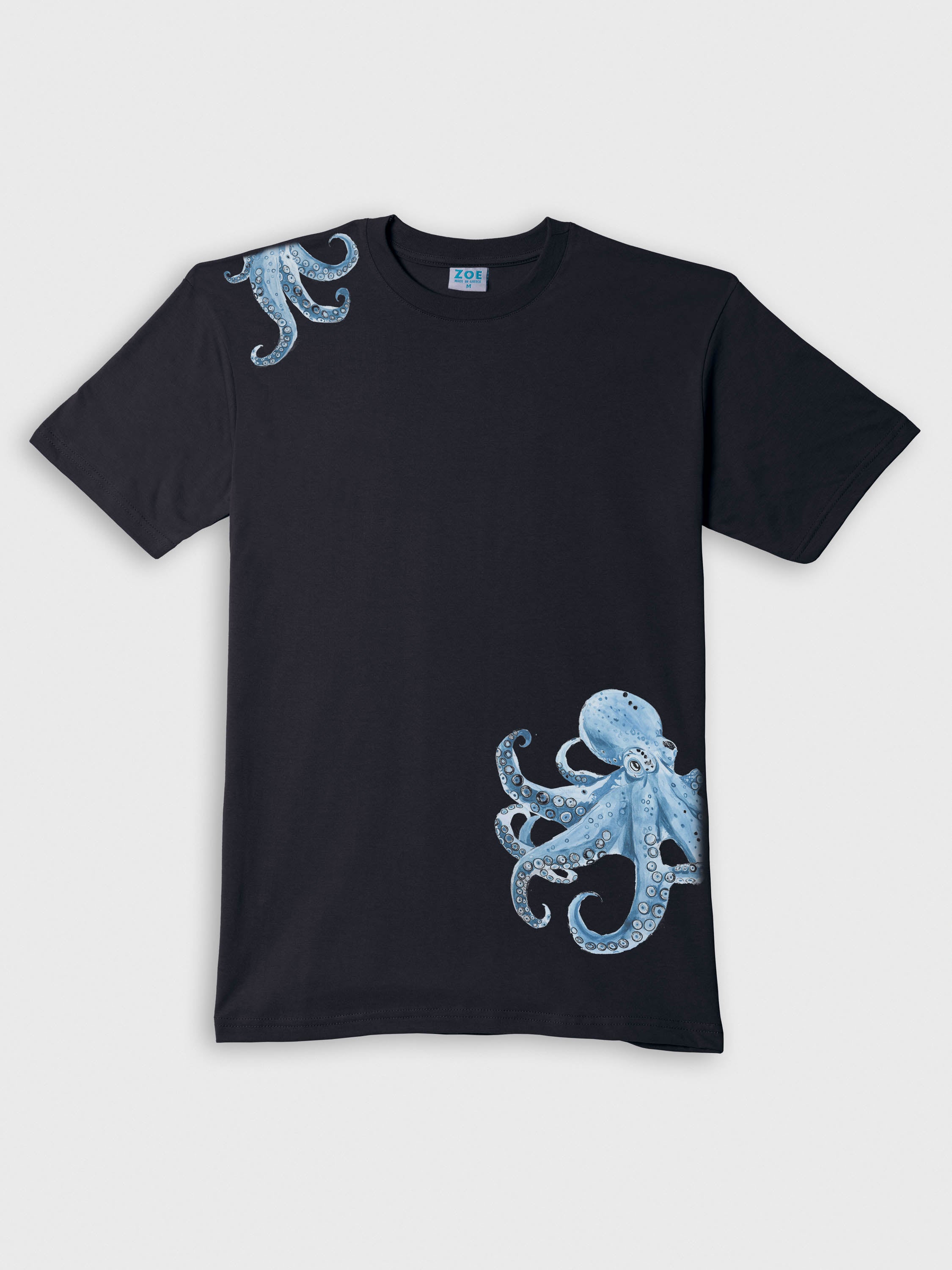 Octopus Sketch Watercolor - T-Shirts