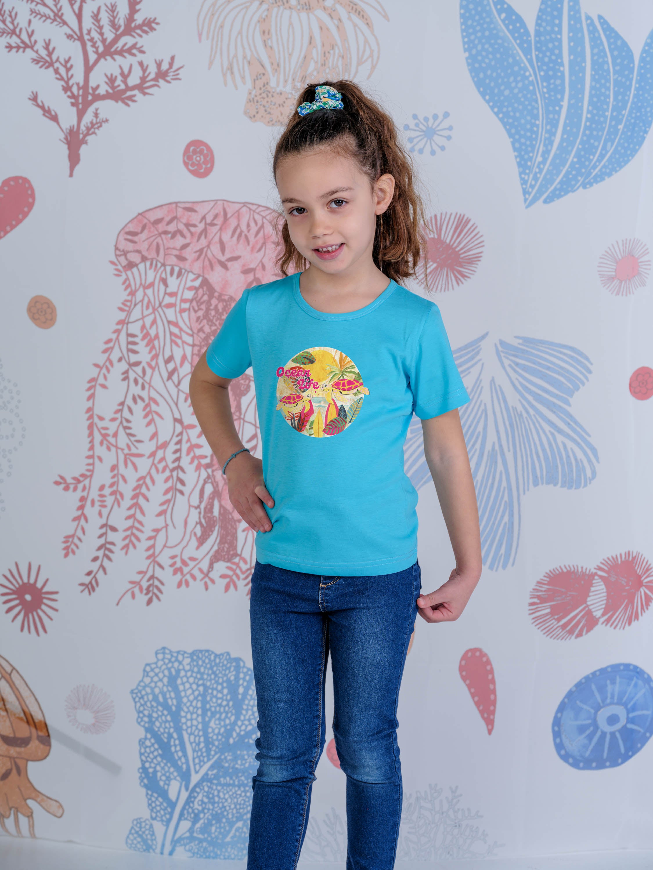 Ocean Life Tropical Circle - T-Shirts