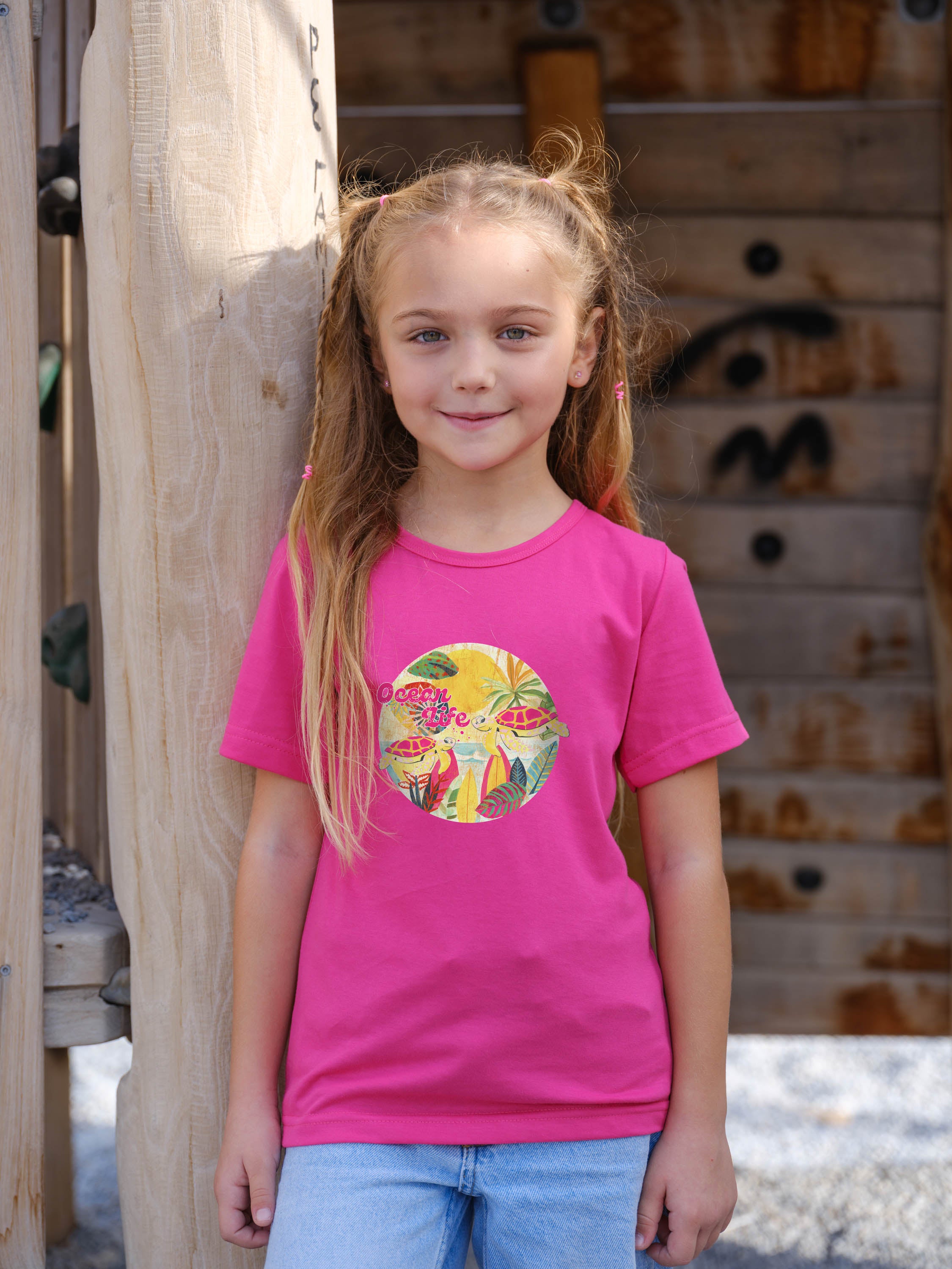 Ocean Life Tropical Circle - T-Shirts