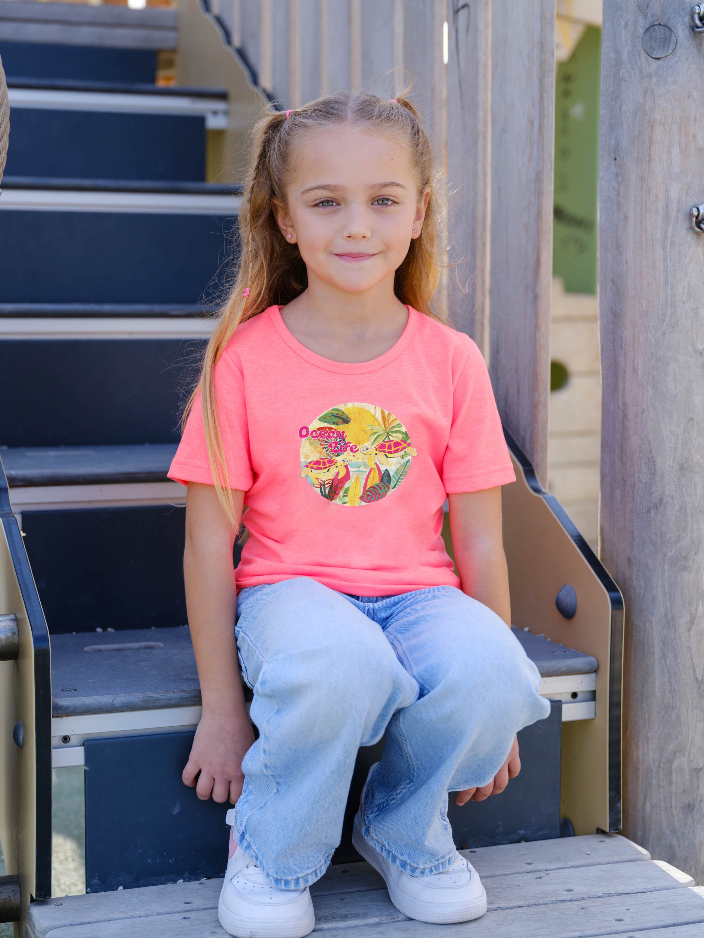 Ocean Life Tropical Circle - T-Shirts