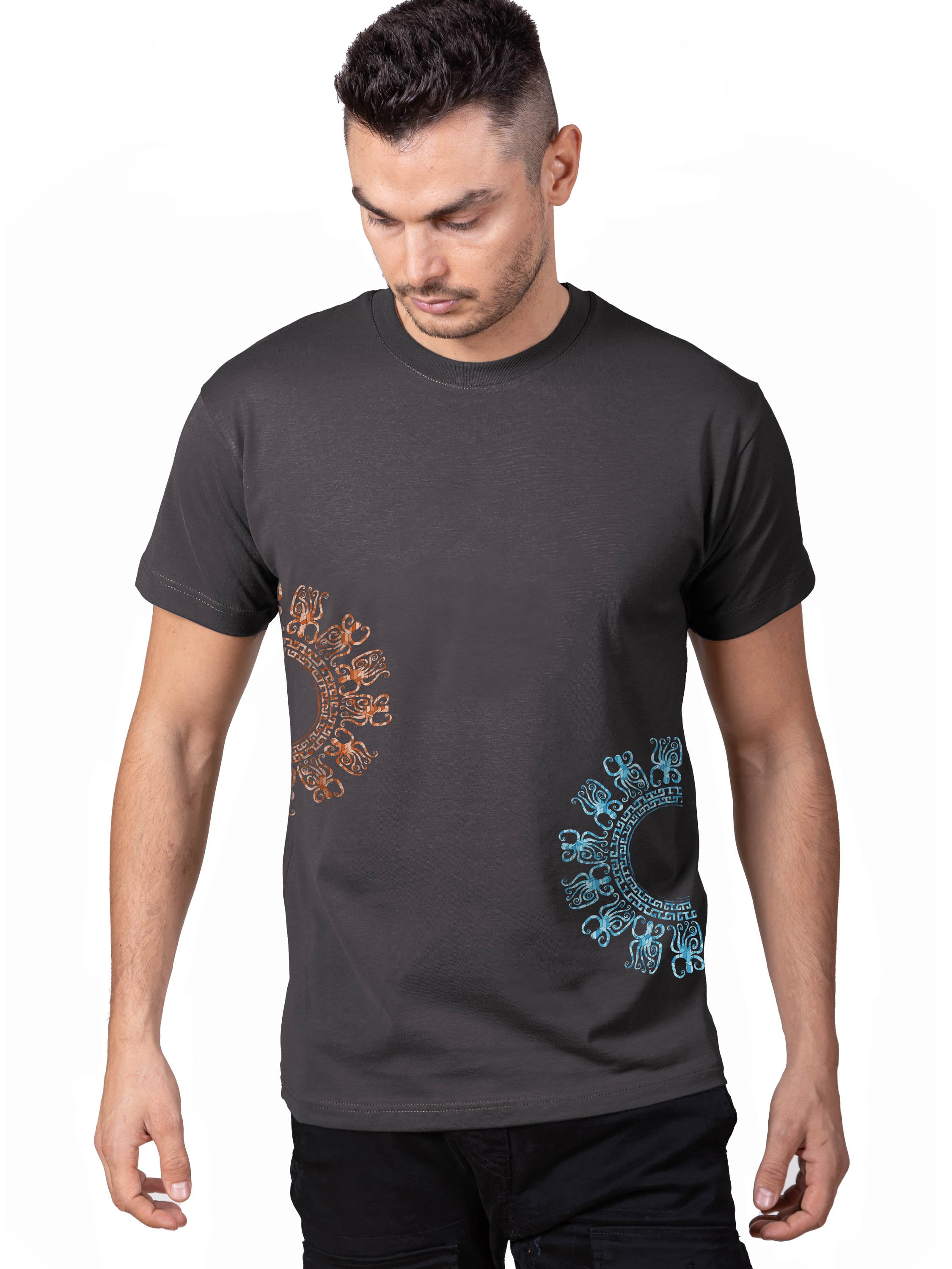 Sunburst Duo Abstract - T-Shirts