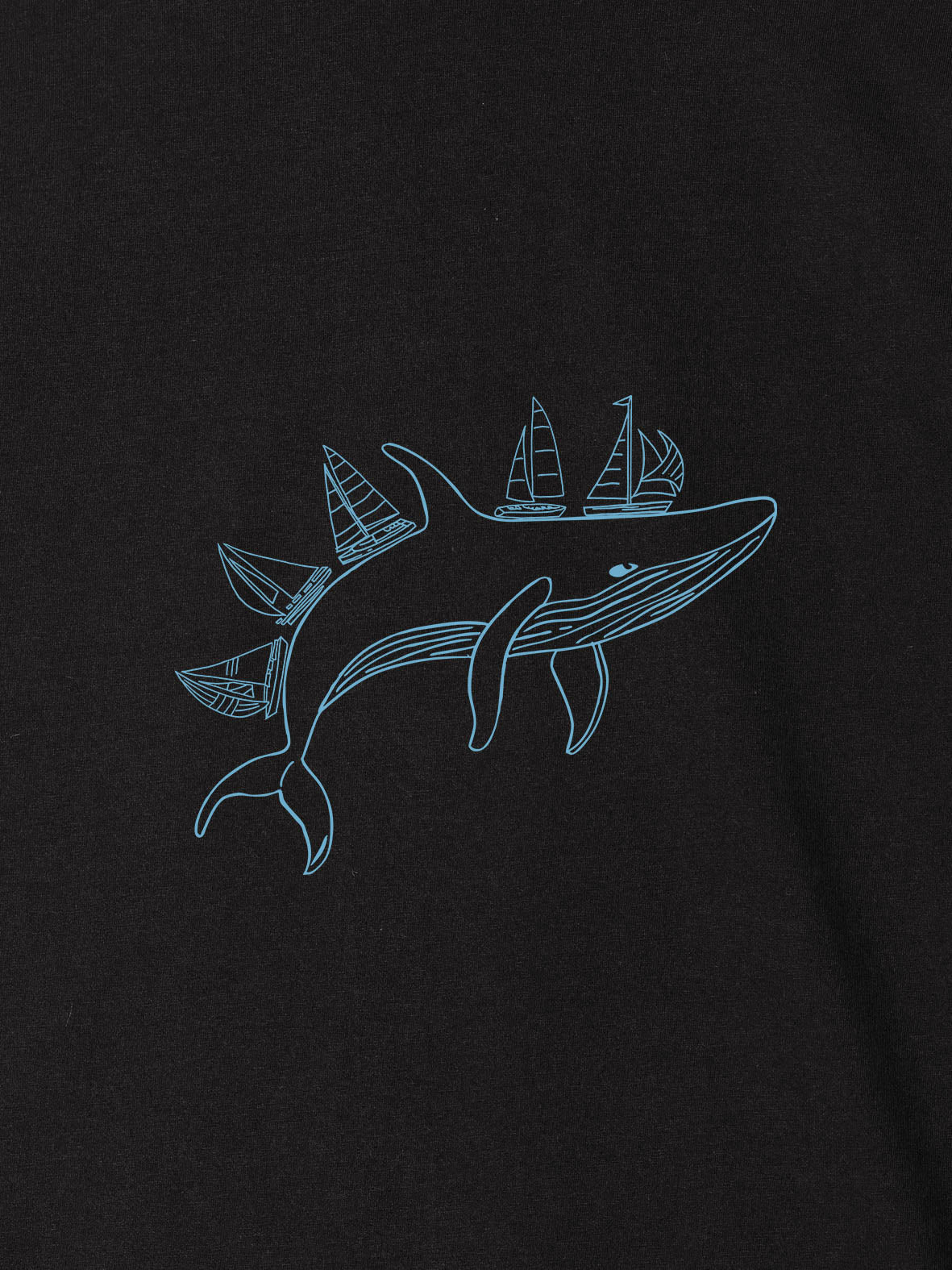 Minimal Sky Blue Gradient - T-Shirts