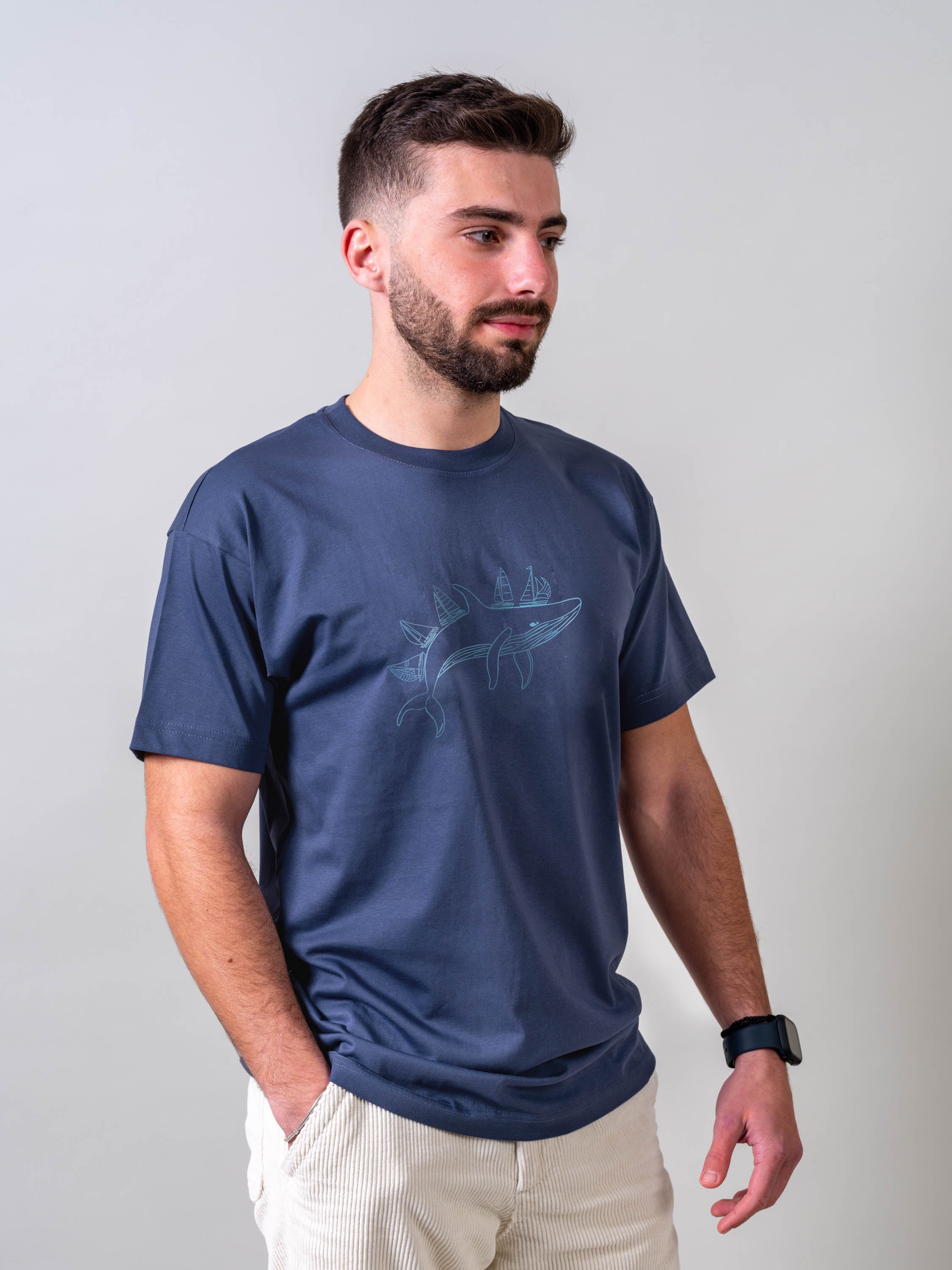 Minimal Sky Blue Gradient - T-Shirts