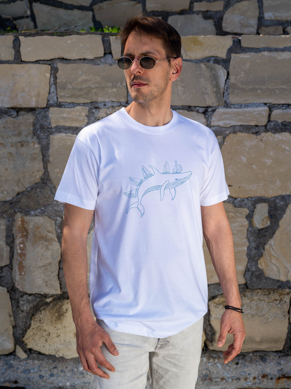 Minimal Sky Blue Gradient - T-Shirts