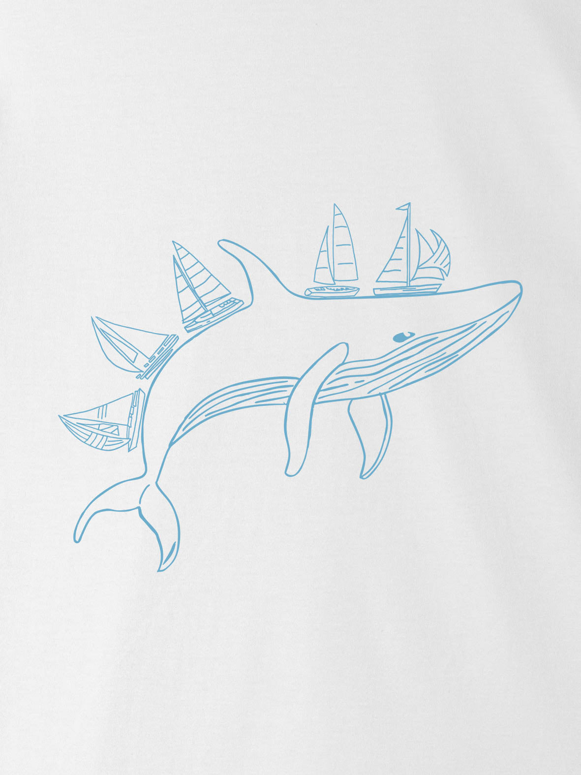 Minimal Γαλάζιο Ντεγκραντέ - Μπλούζες