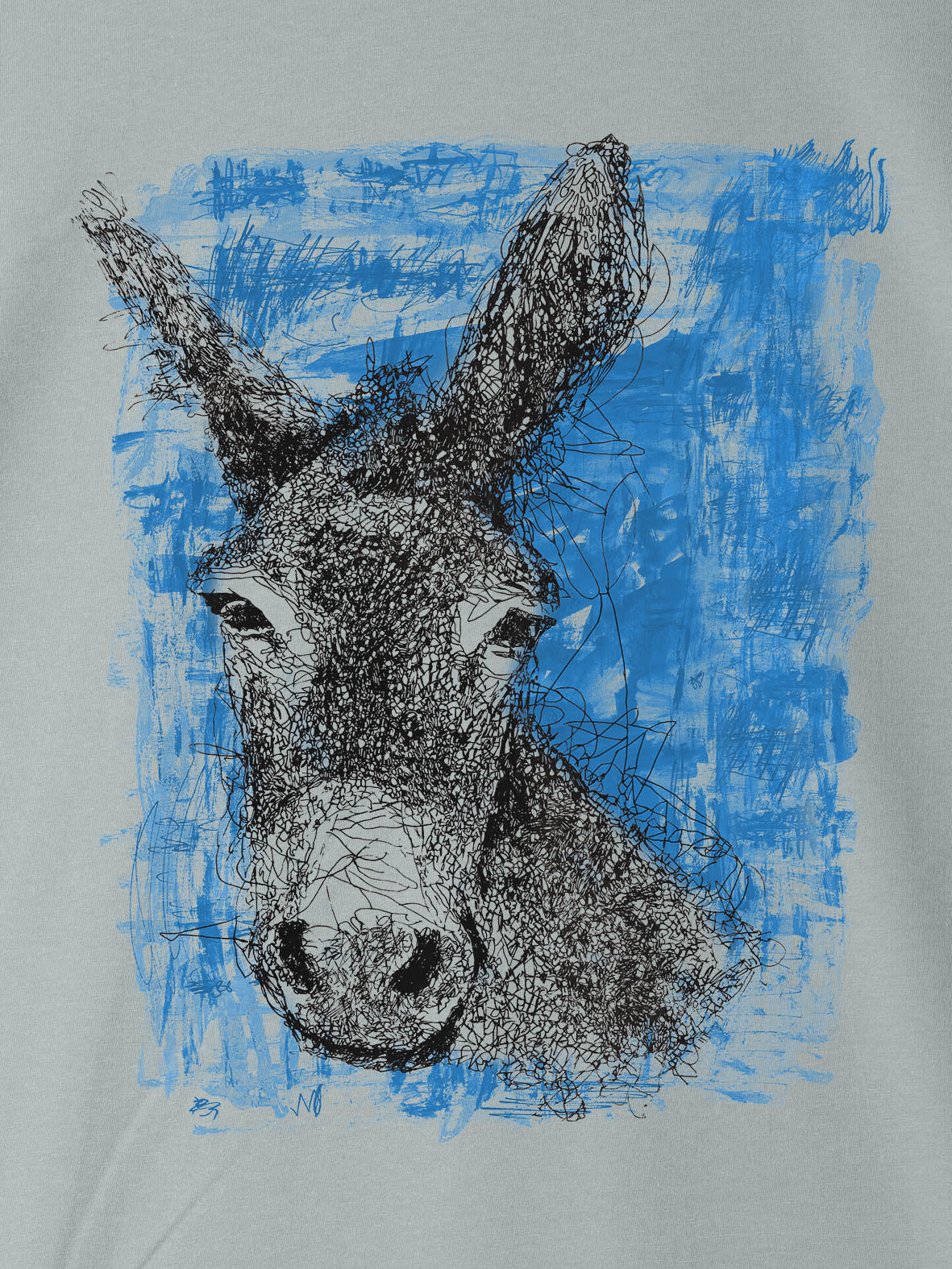 Wild Sketch Donkey - T-Shirts