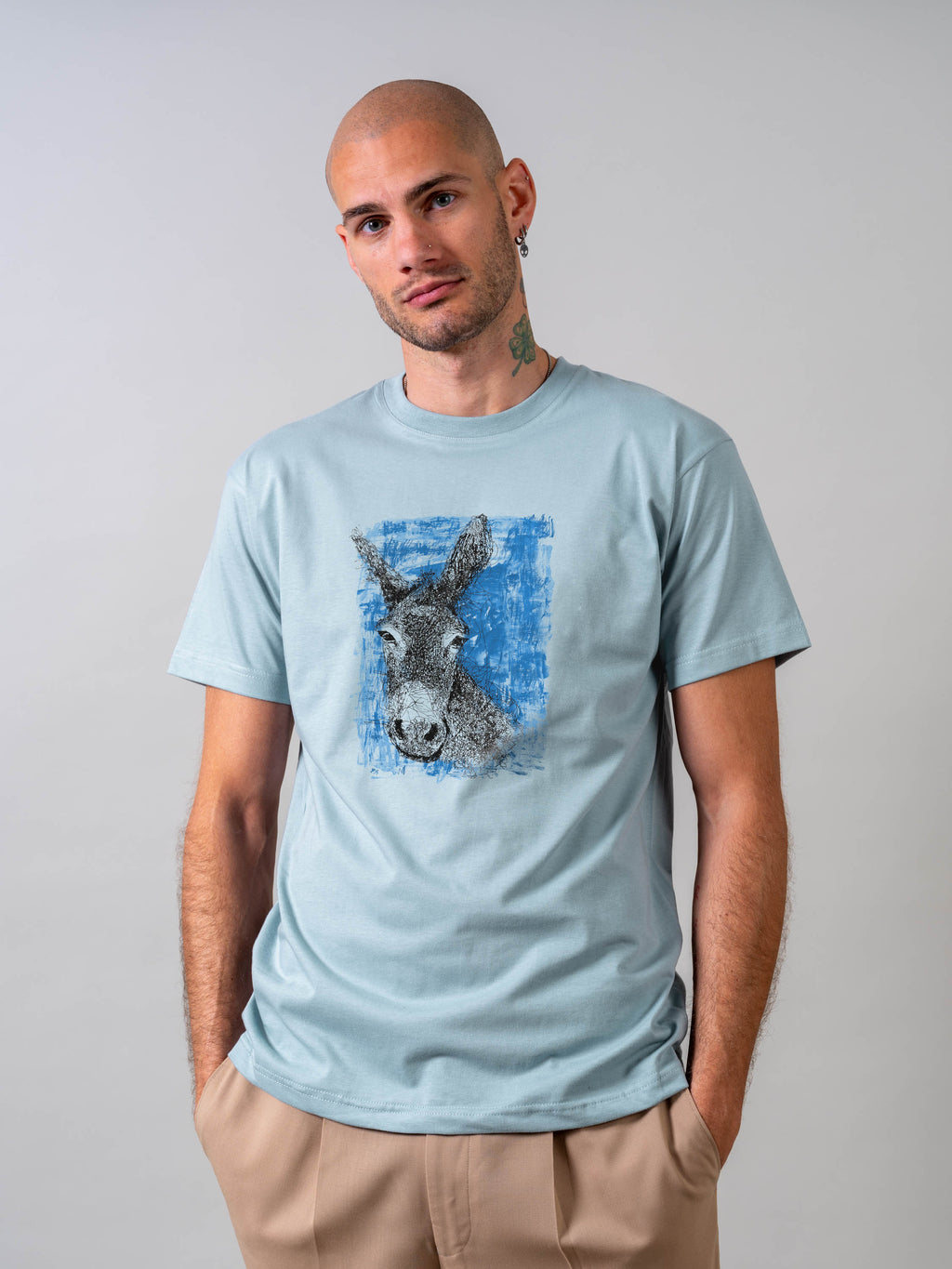Wild Sketch Donkey - Stonewashed T-Shirts