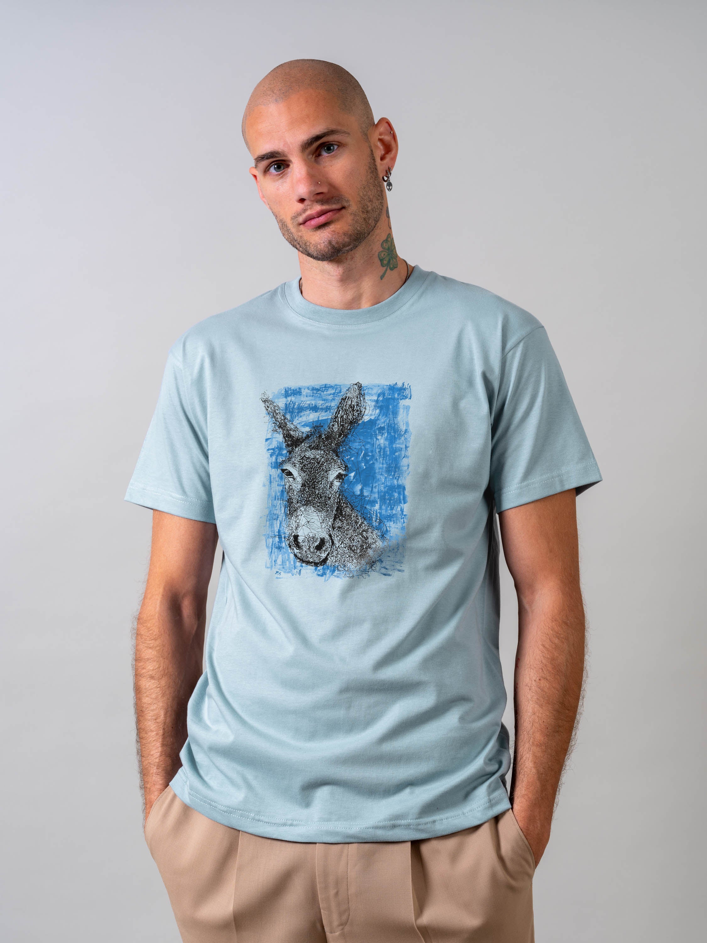 Wild Sketch Donkey - Stonewashed T-Shirts