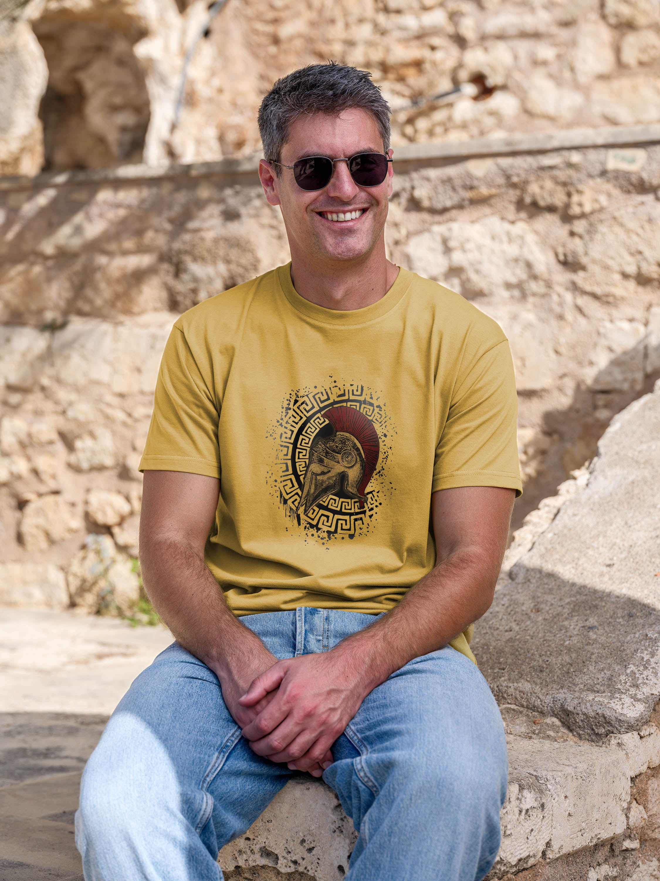 Spartan Helmet Warrior - T-Shirts