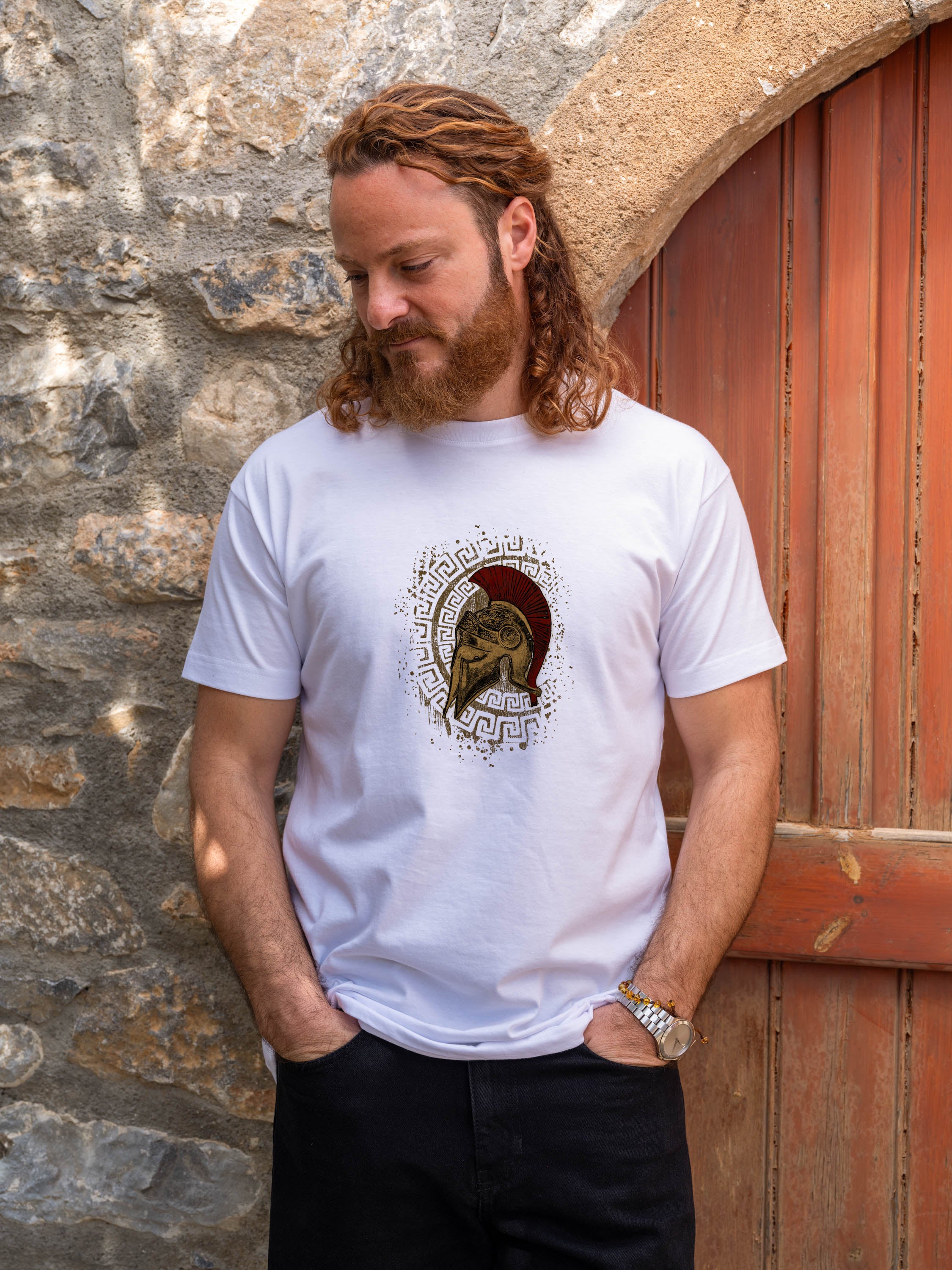 Spartan Helmet Warrior - T-Shirts