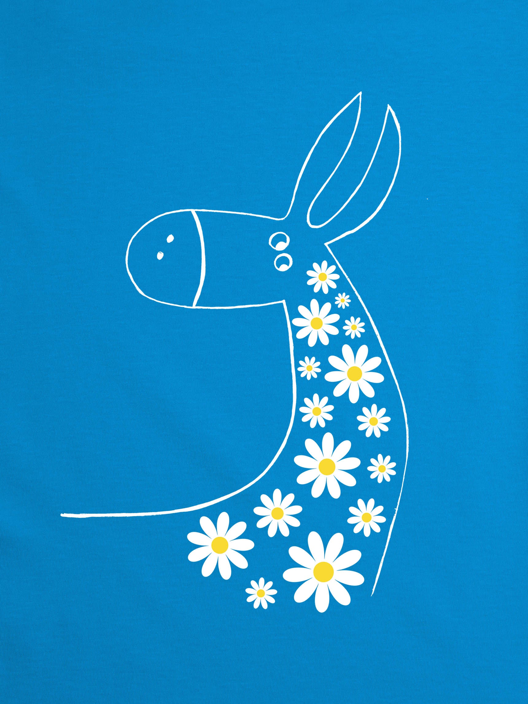 Donkey & Flowers Silhouette - T-Shirts