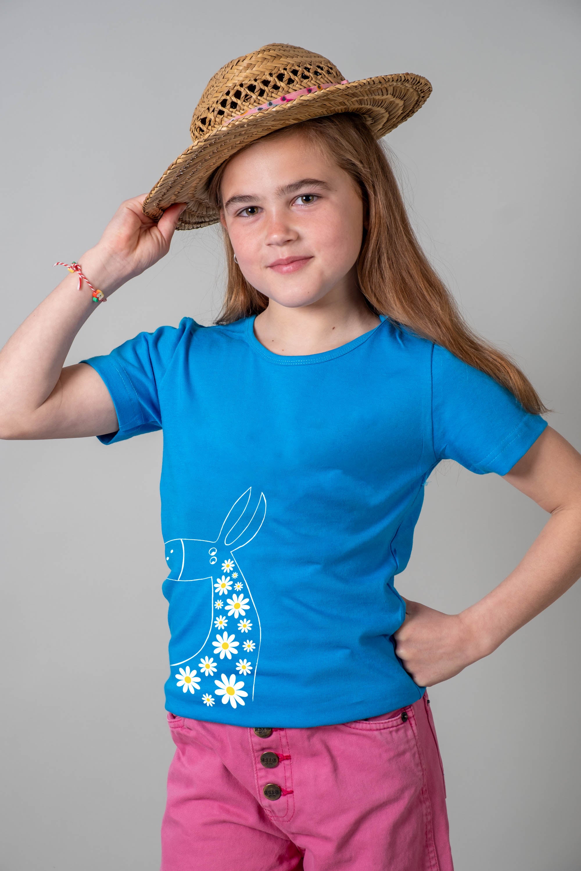 Donkey & Flowers Silhouette - T-Shirts