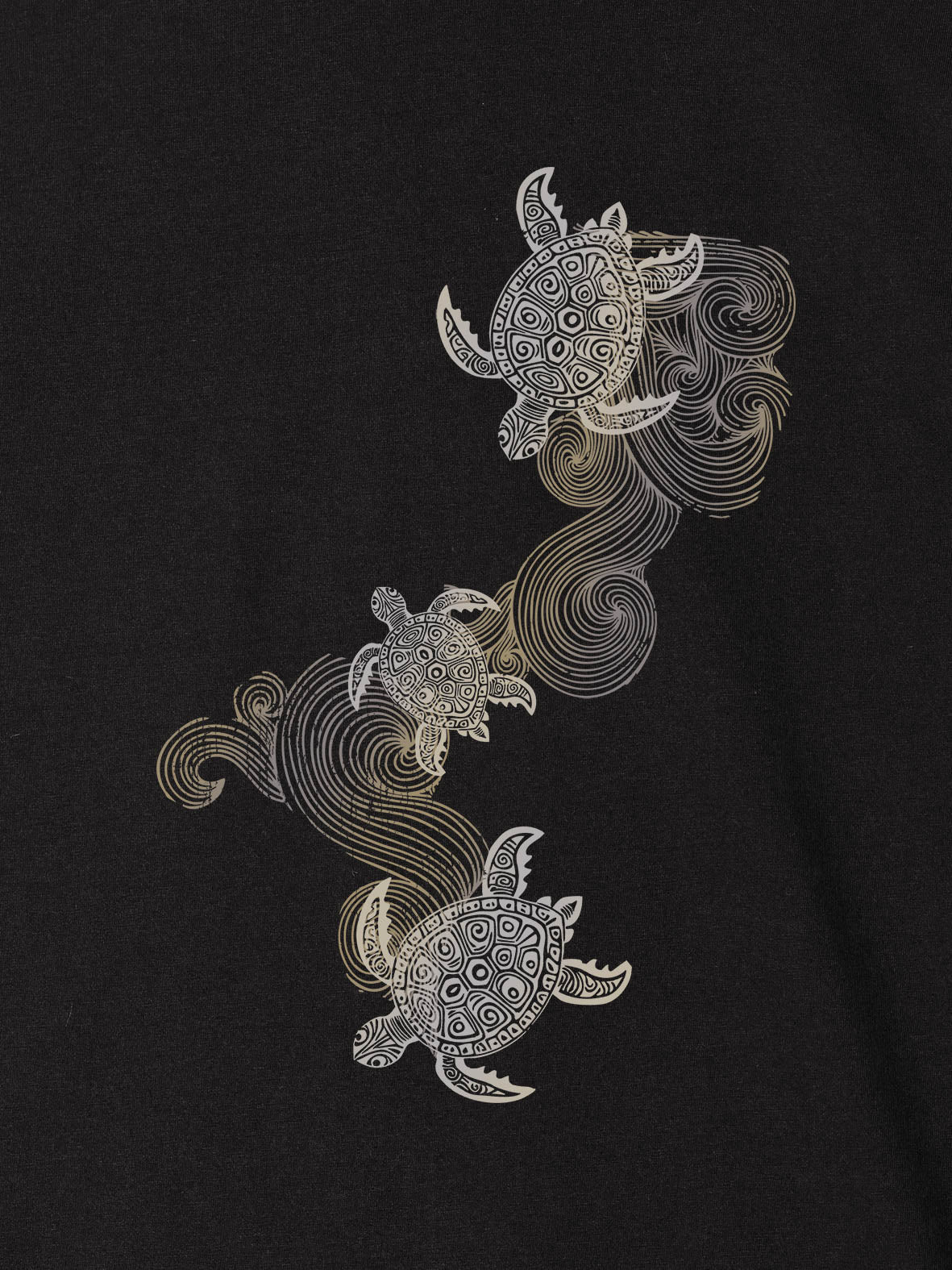Sea Turtle & Ocean Wave - T-Shirts