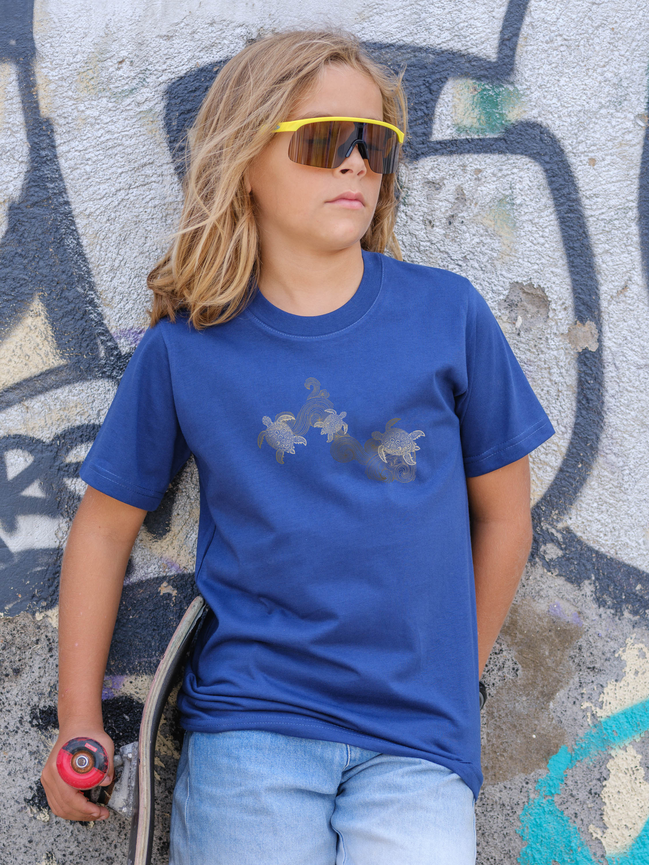 Σχέδιο Θαλάσσιες Χελώνες & Κύμα Θάλασσας - Μπλούζες