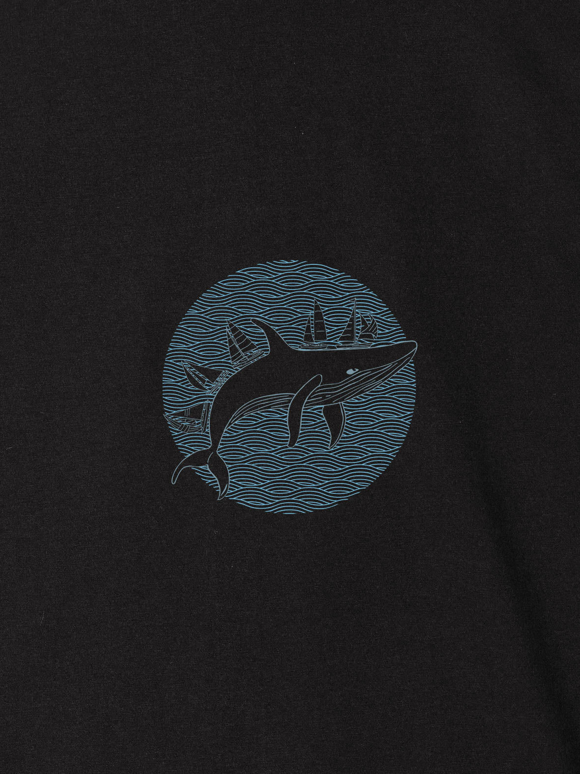 Vintage Whale Silhouette - T-Shirts