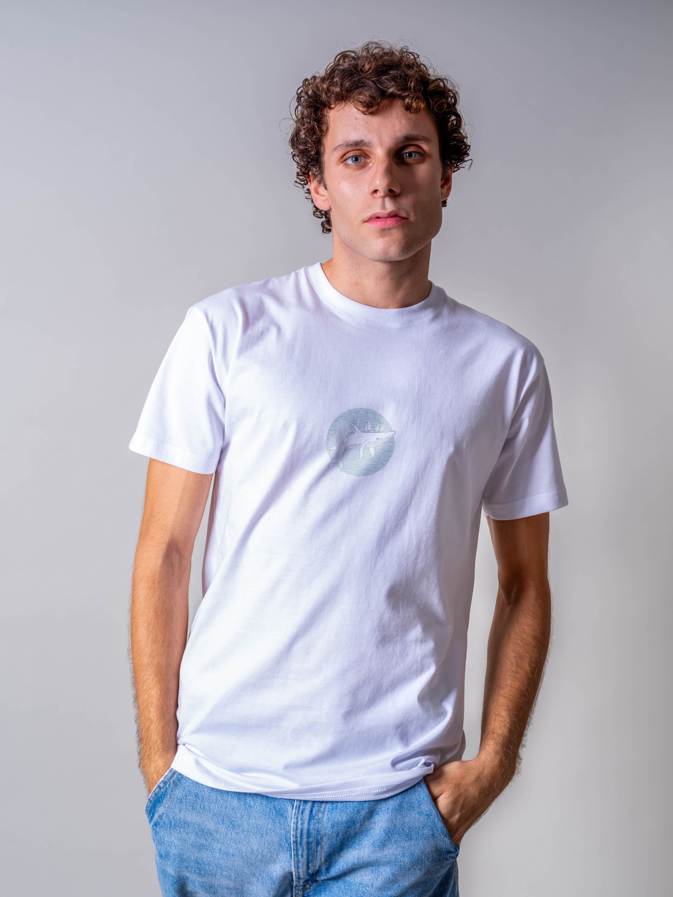 Vintage Whale Silhouette - T-Shirts