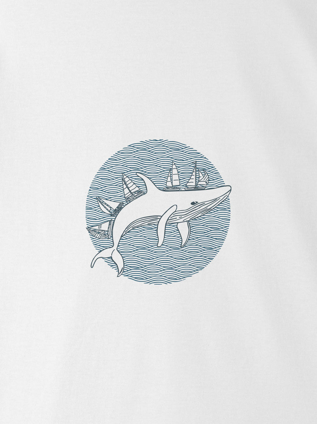 Vintage Whale Silhouette - T-Shirts