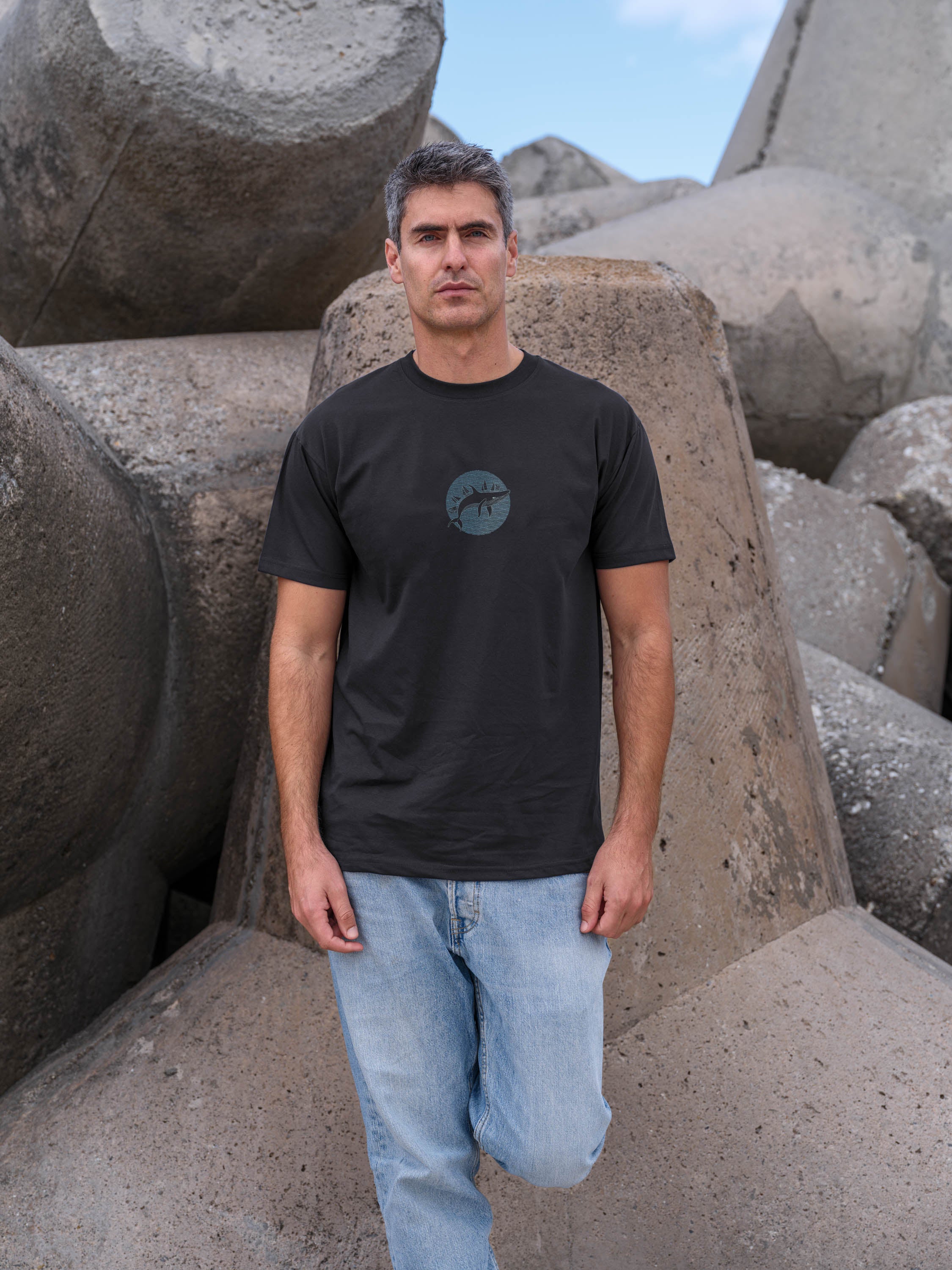 Vintage Whale Silhouette - T-Shirts
