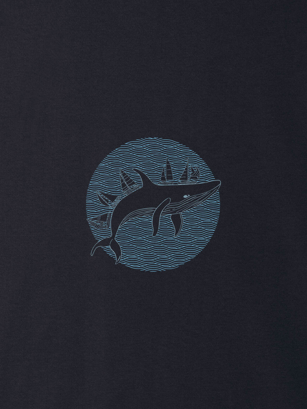 Vintage Whale Silhouette - T-Shirts