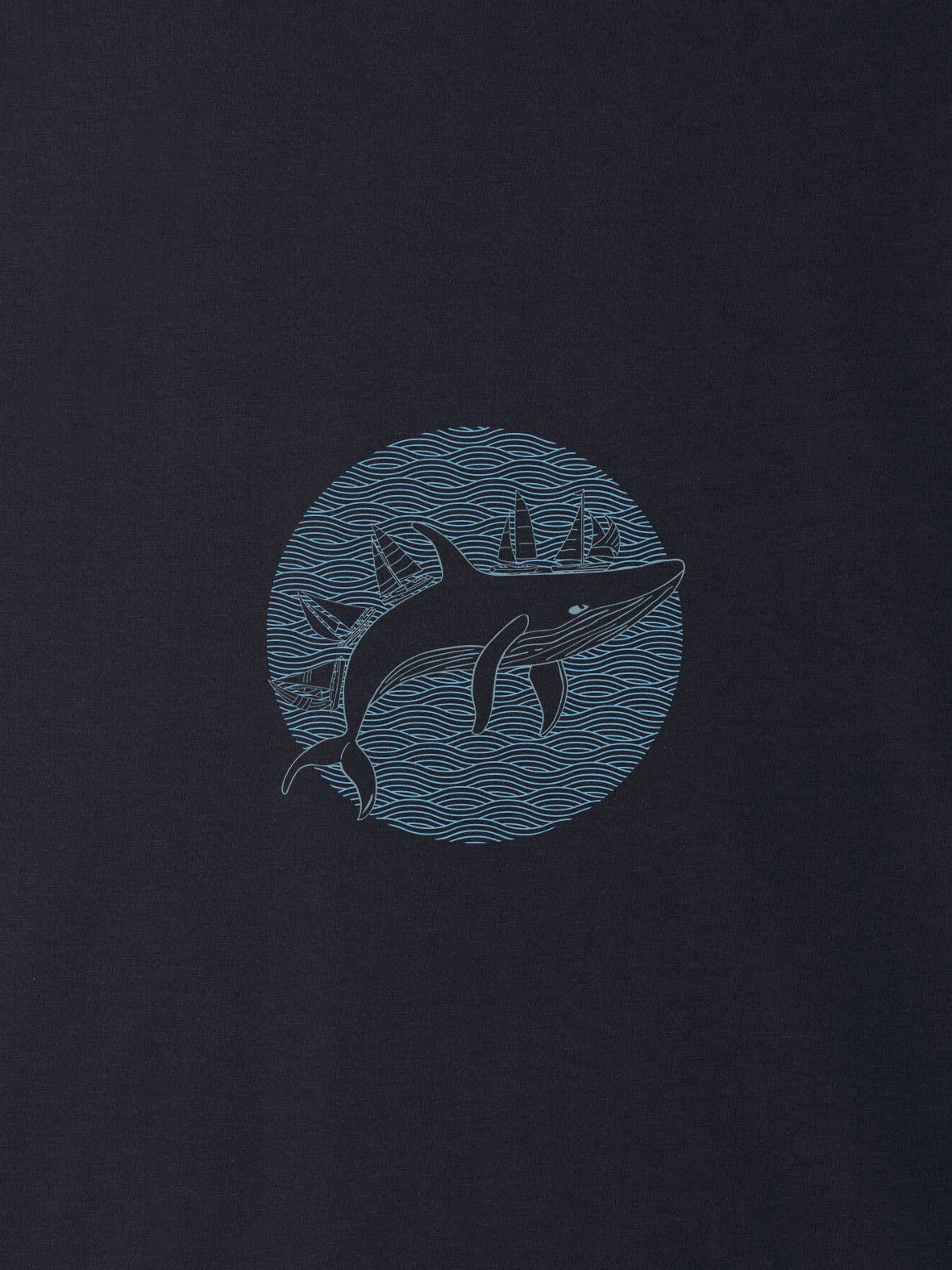 Vintage Whale Silhouette - T-Shirts