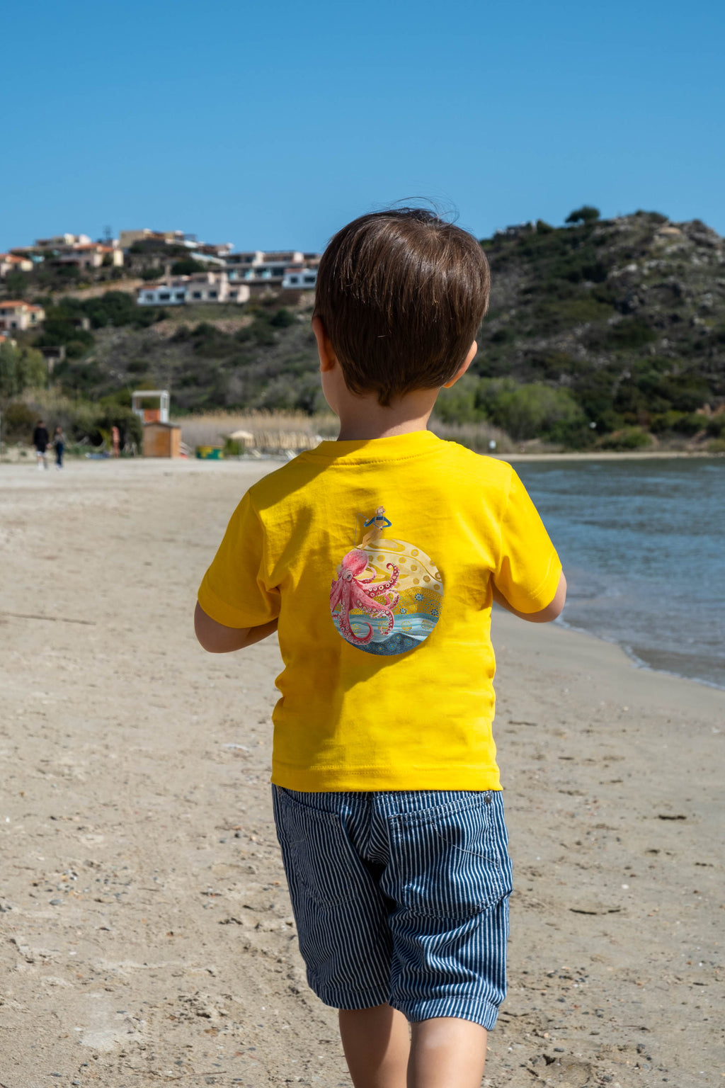 Octopus Moon Ocean Circle - T-Shirts