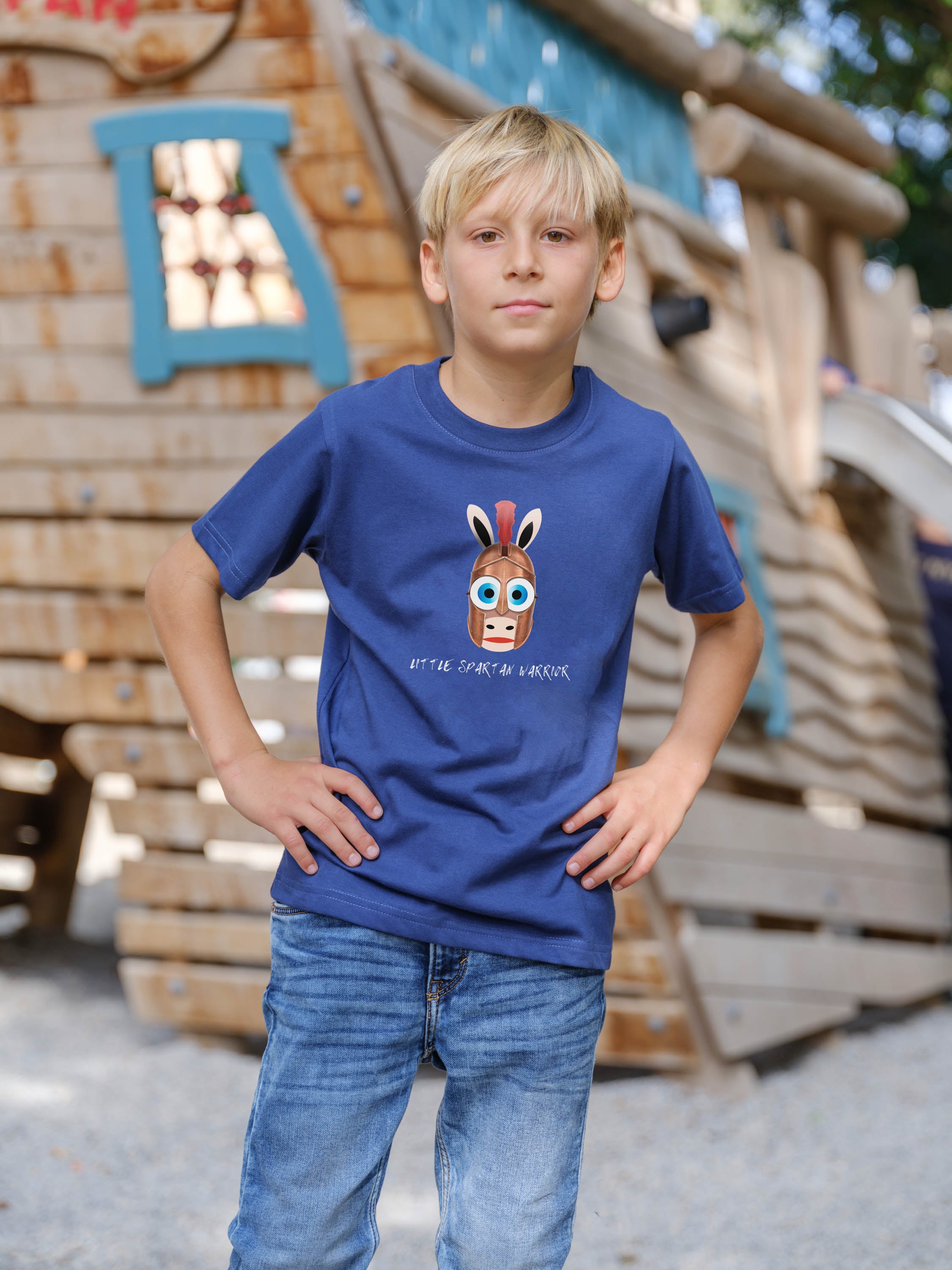 Αστείος Γάιδαρος με Σπαρτιατικό Κράνος - Μπλούζες