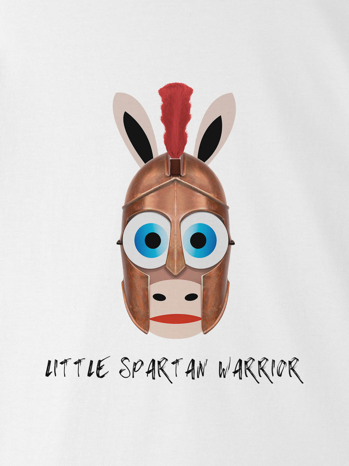 Αστείος Γάιδαρος με Σπαρτιατικό Κράνος - Μπλούζες