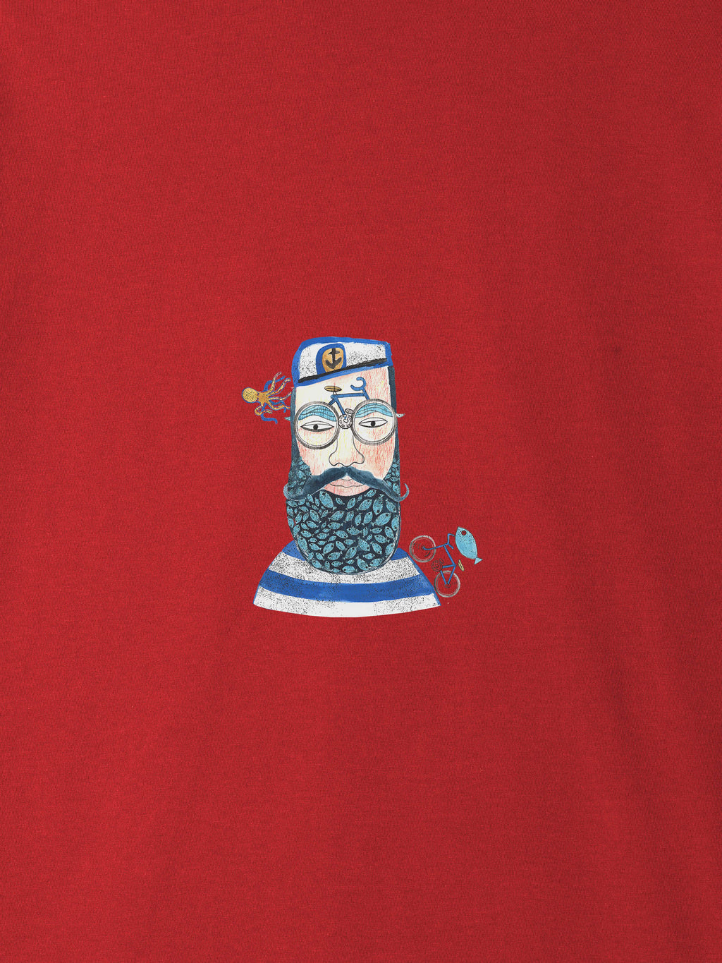 Captain Portrait Nautical - T-Shirts
