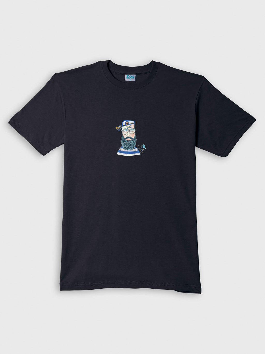Captain Portrait Nautical - T-Shirts