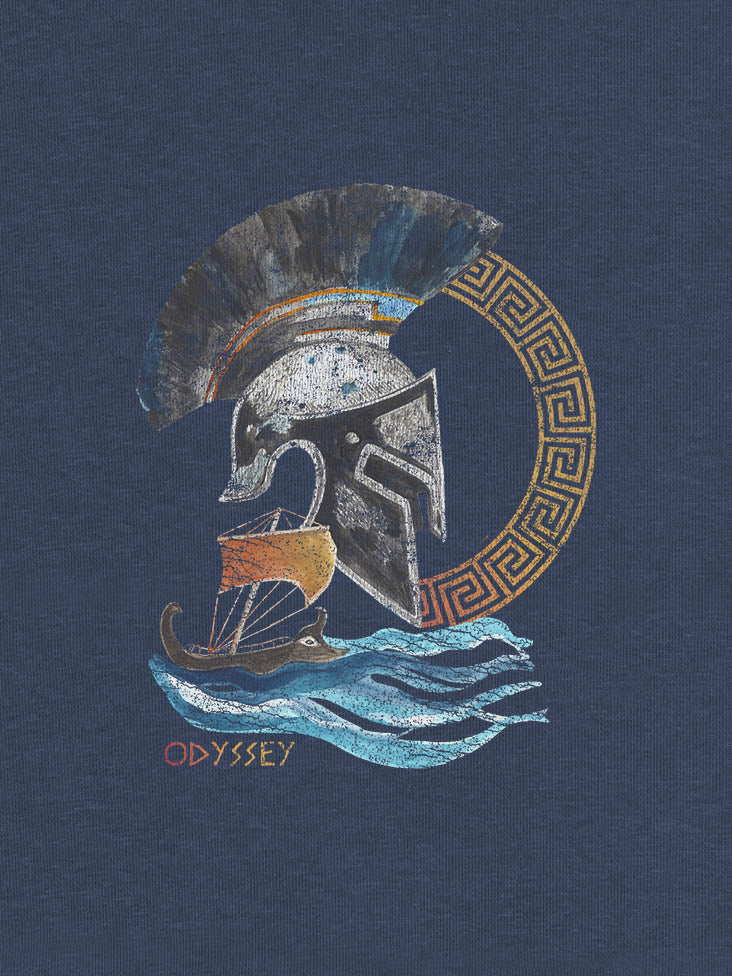 Odyssey - Spartan Helmet & Ship - Hoodies