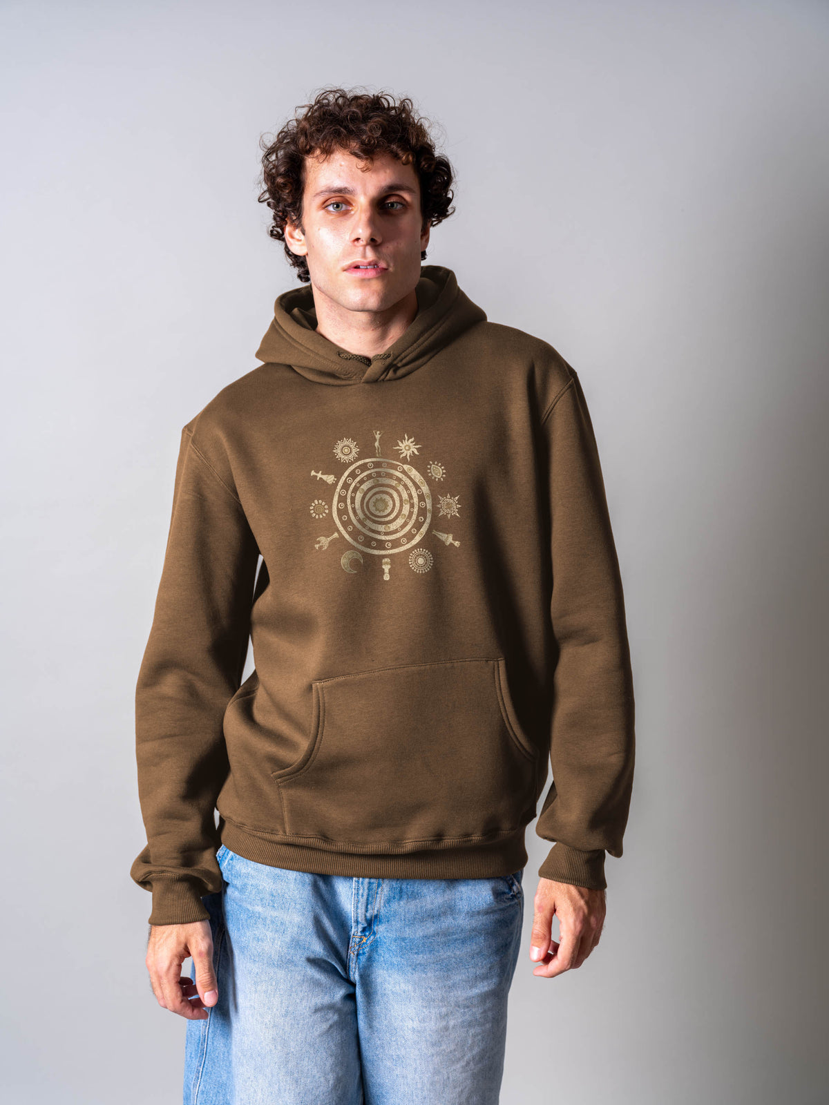 Ancient Symbols Spiral Serpent - Hoodies