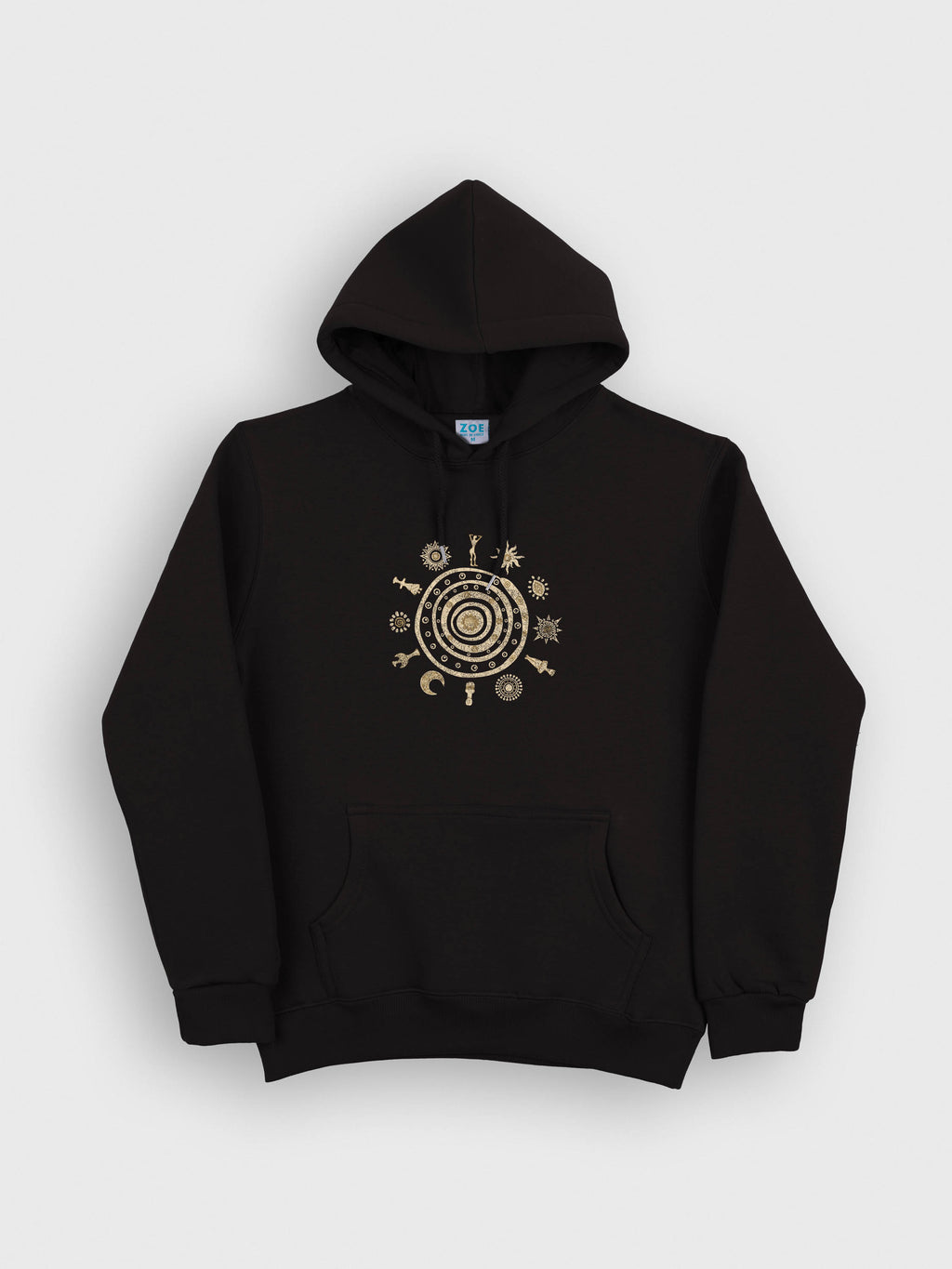 Ancient Symbols Spiral Serpent - Hoodies