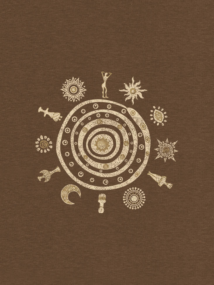 Ancient Symbols Spiral Serpent - Hoodies
