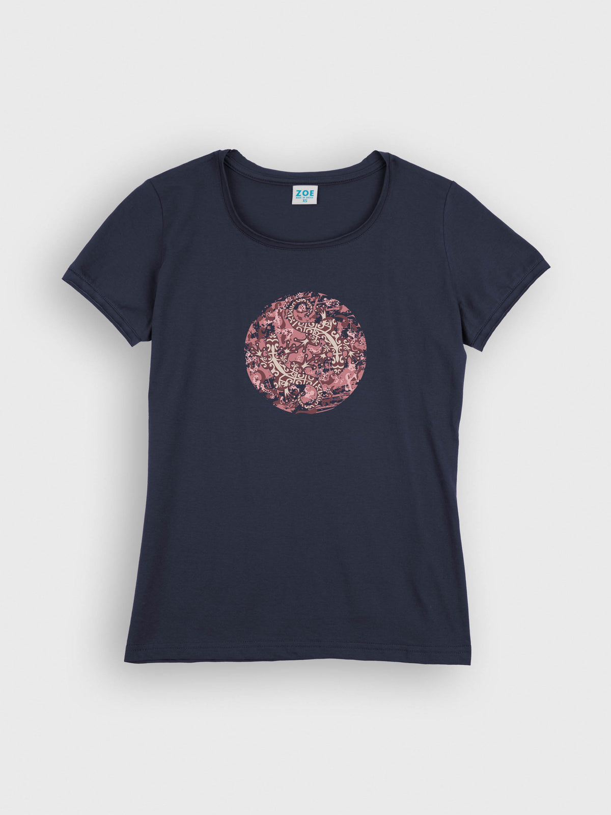 Tribal Geckos Ornamental Circle - T-Shirts