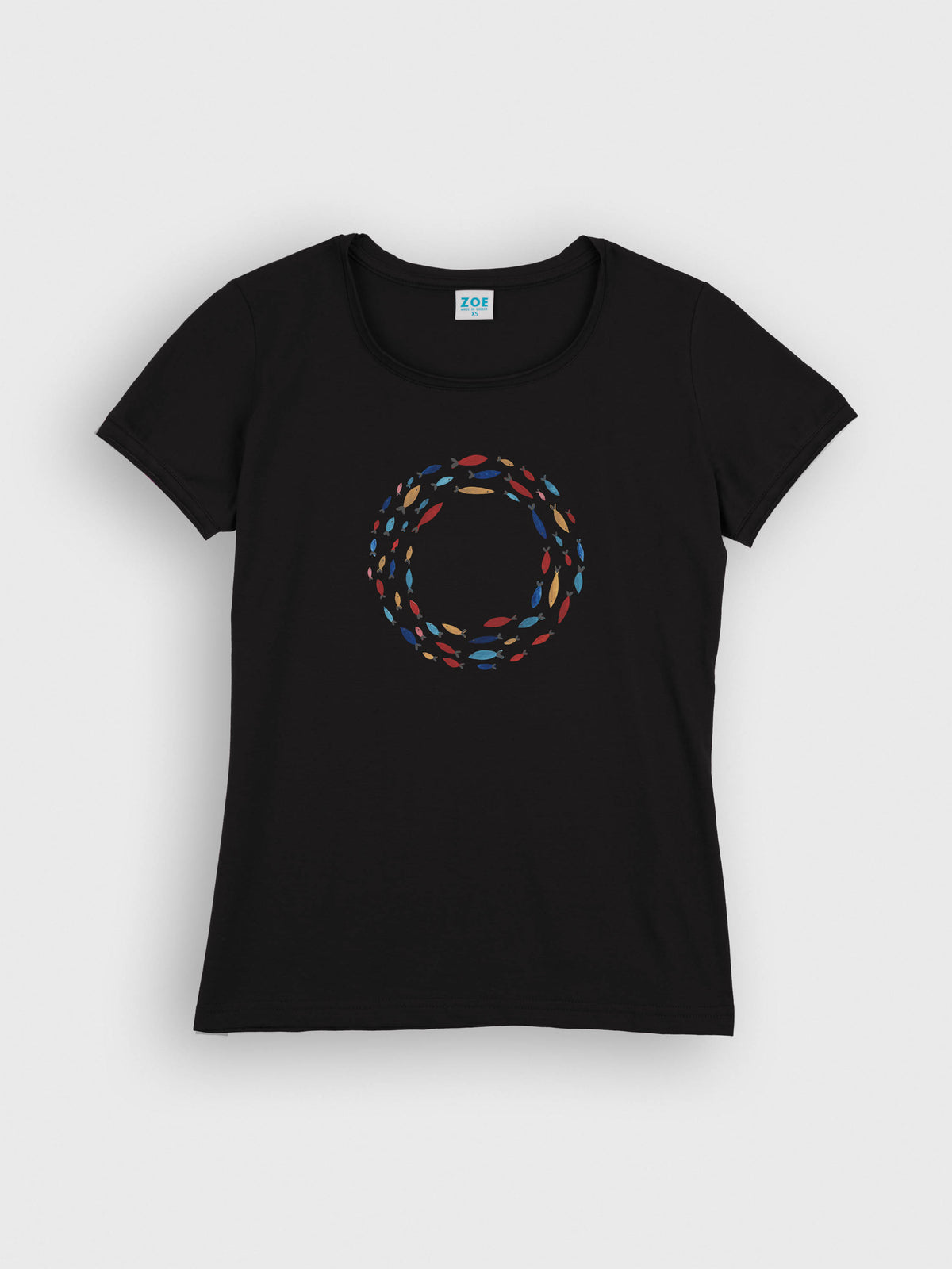 Colorful Fish Wreath - T-Shirts