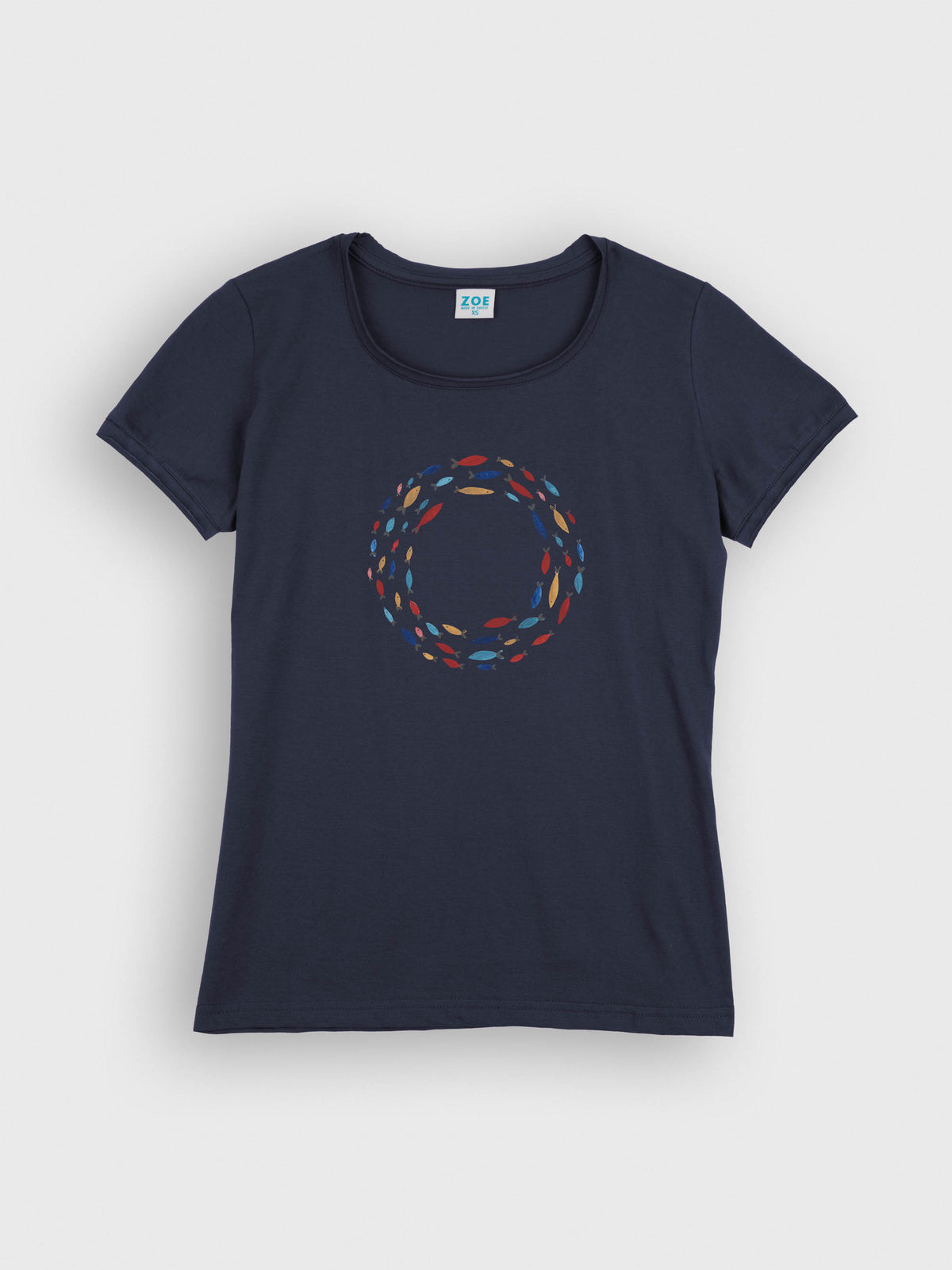 Colorful Fish Wreath - T-Shirts