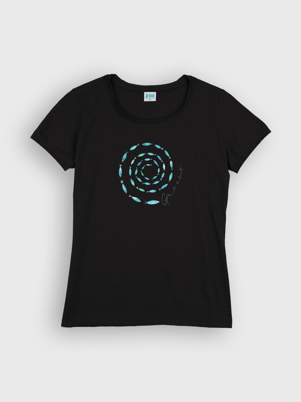 Fish Spiral Greece - T-Shirts
