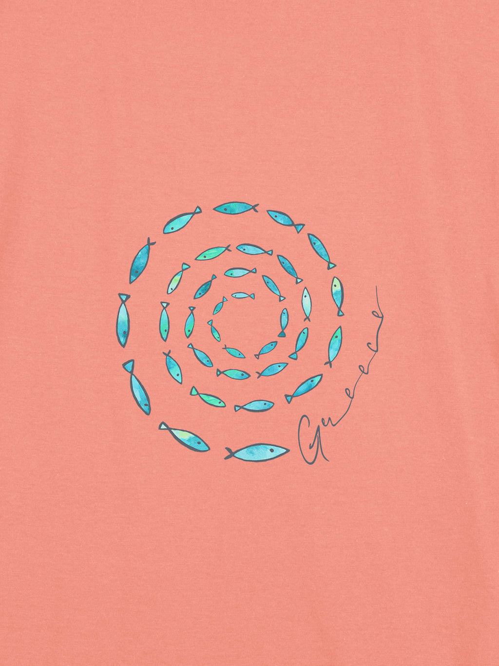 Fish Spiral Greece - T-Shirts
