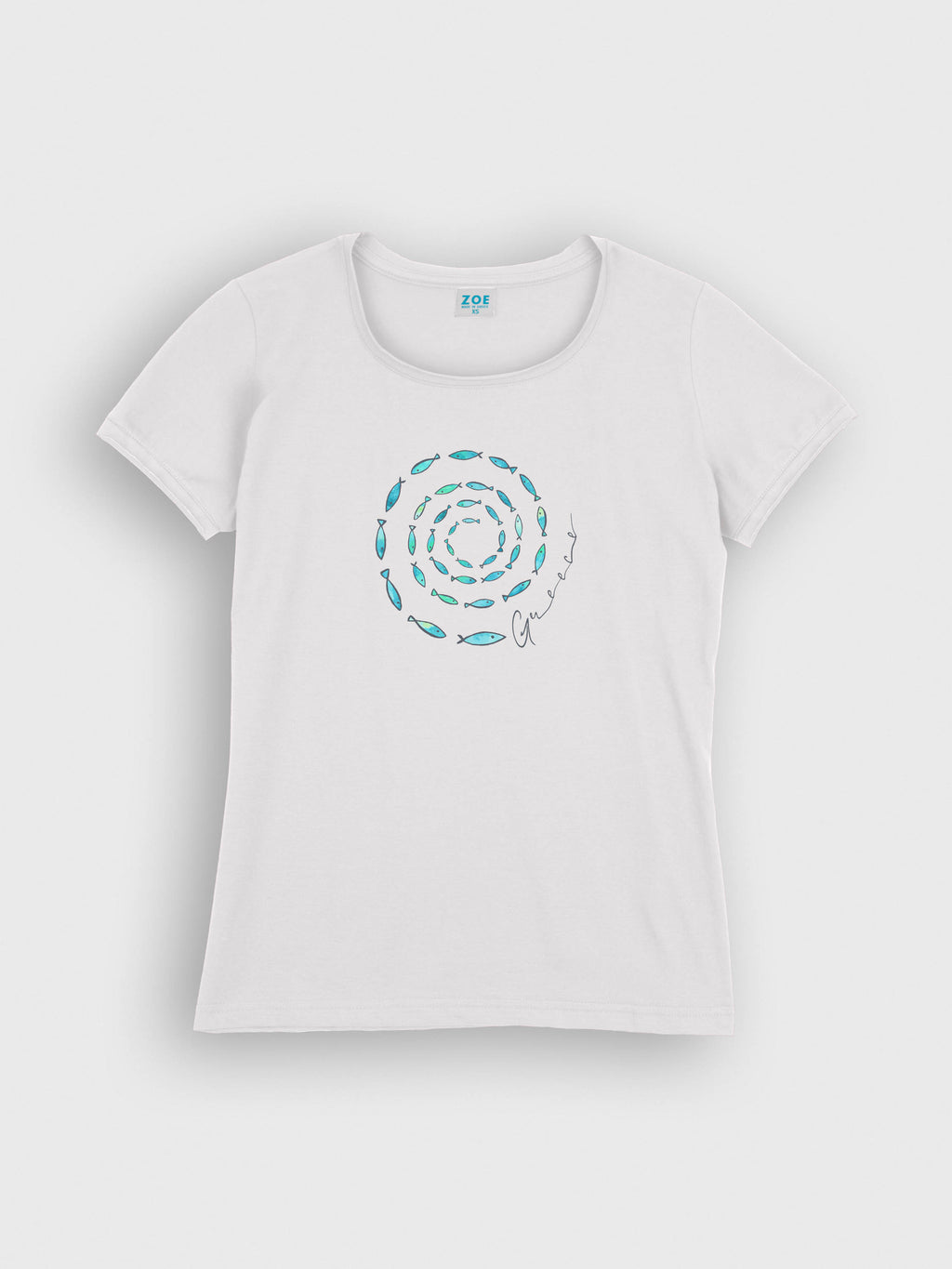 Fish Spiral Greece - T-Shirts