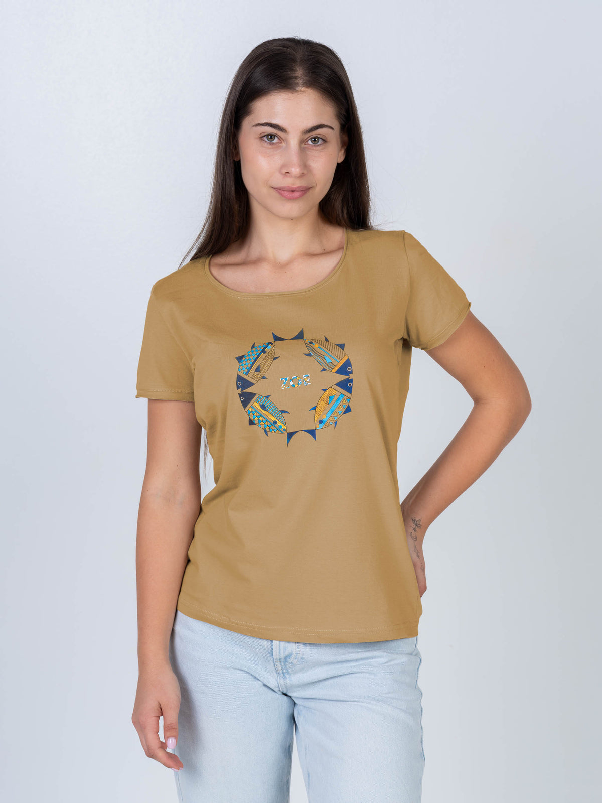 ZOE Fish Wreath - T-Shirts