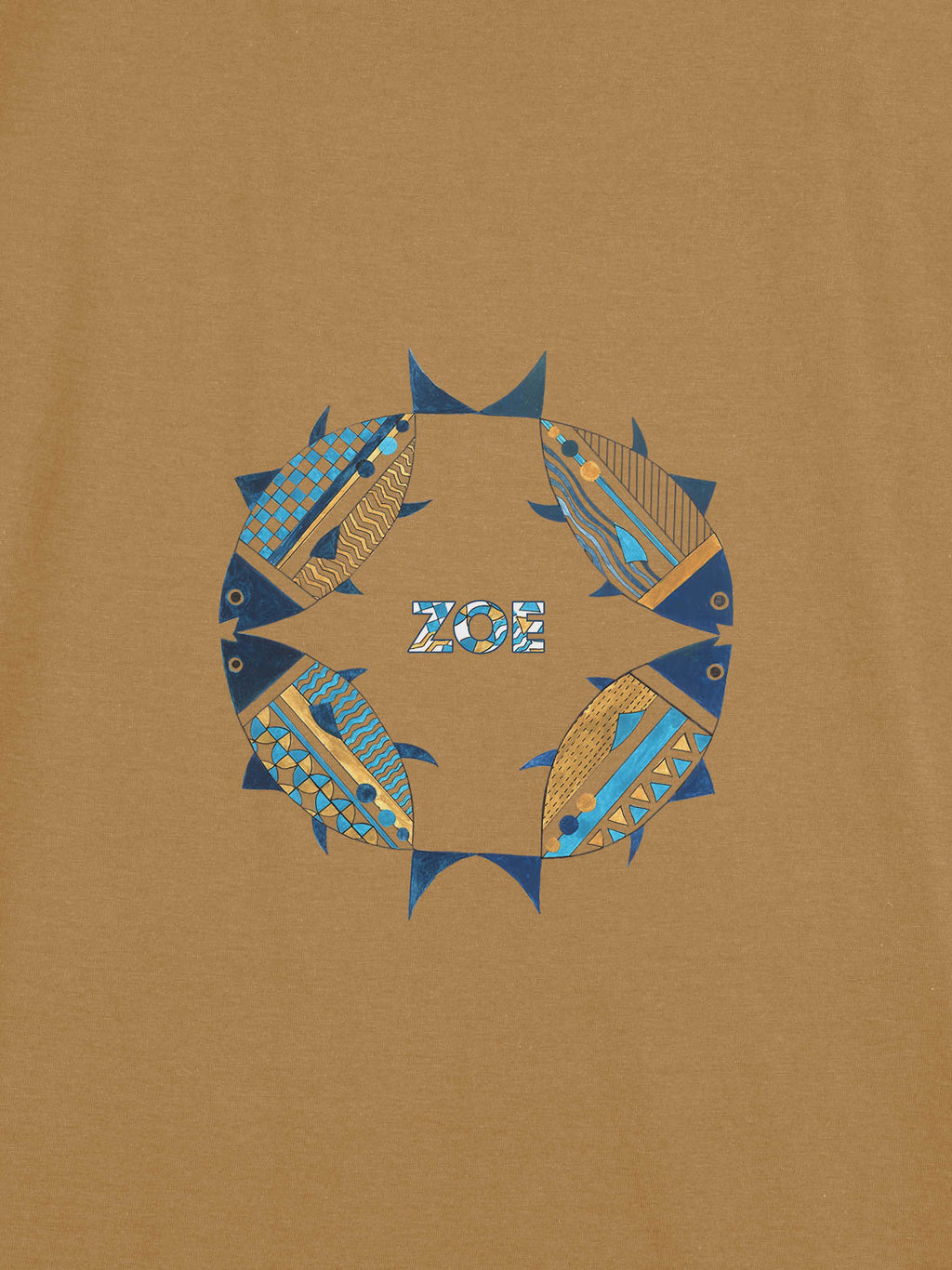 ZOE Fish Wreath - T-Shirts