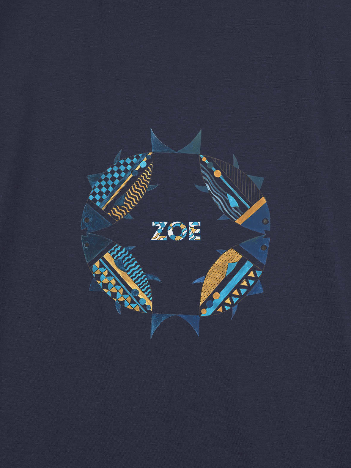 ZOE Fish Wreath - T-Shirts