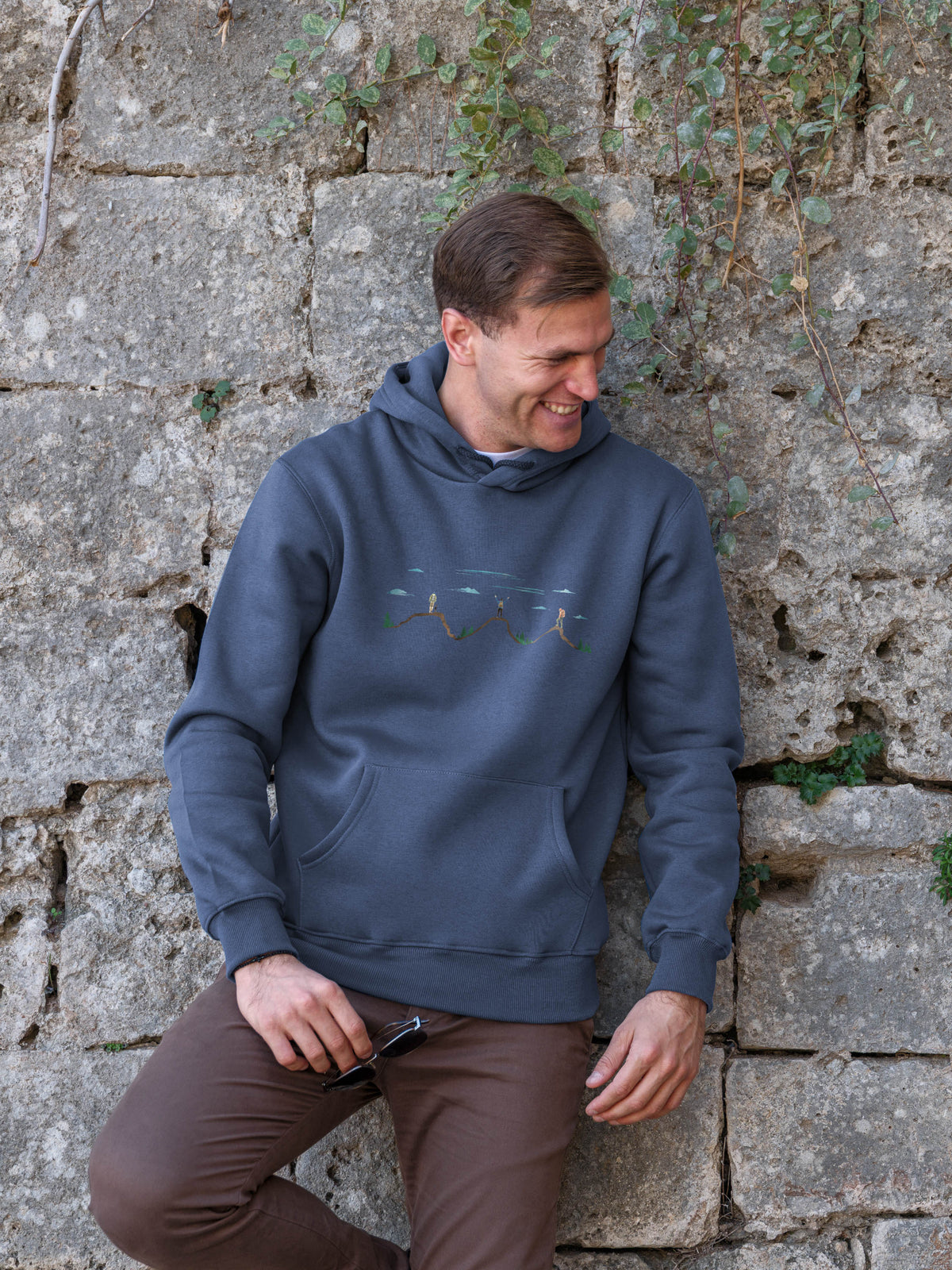 Hikers on Mountain Peaks - Hoodies