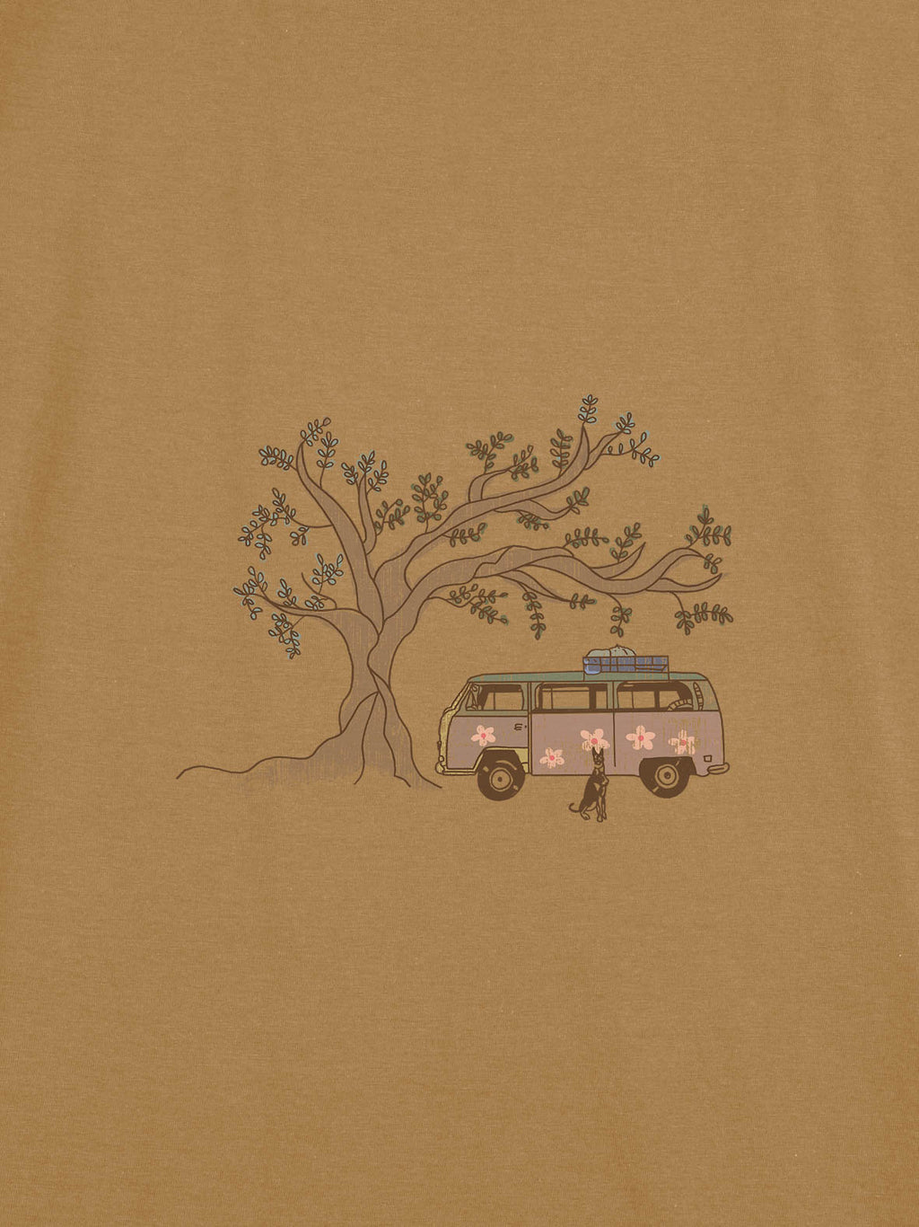 Camper Van & Ελιά με Σκύλο - Μπλουζάκια