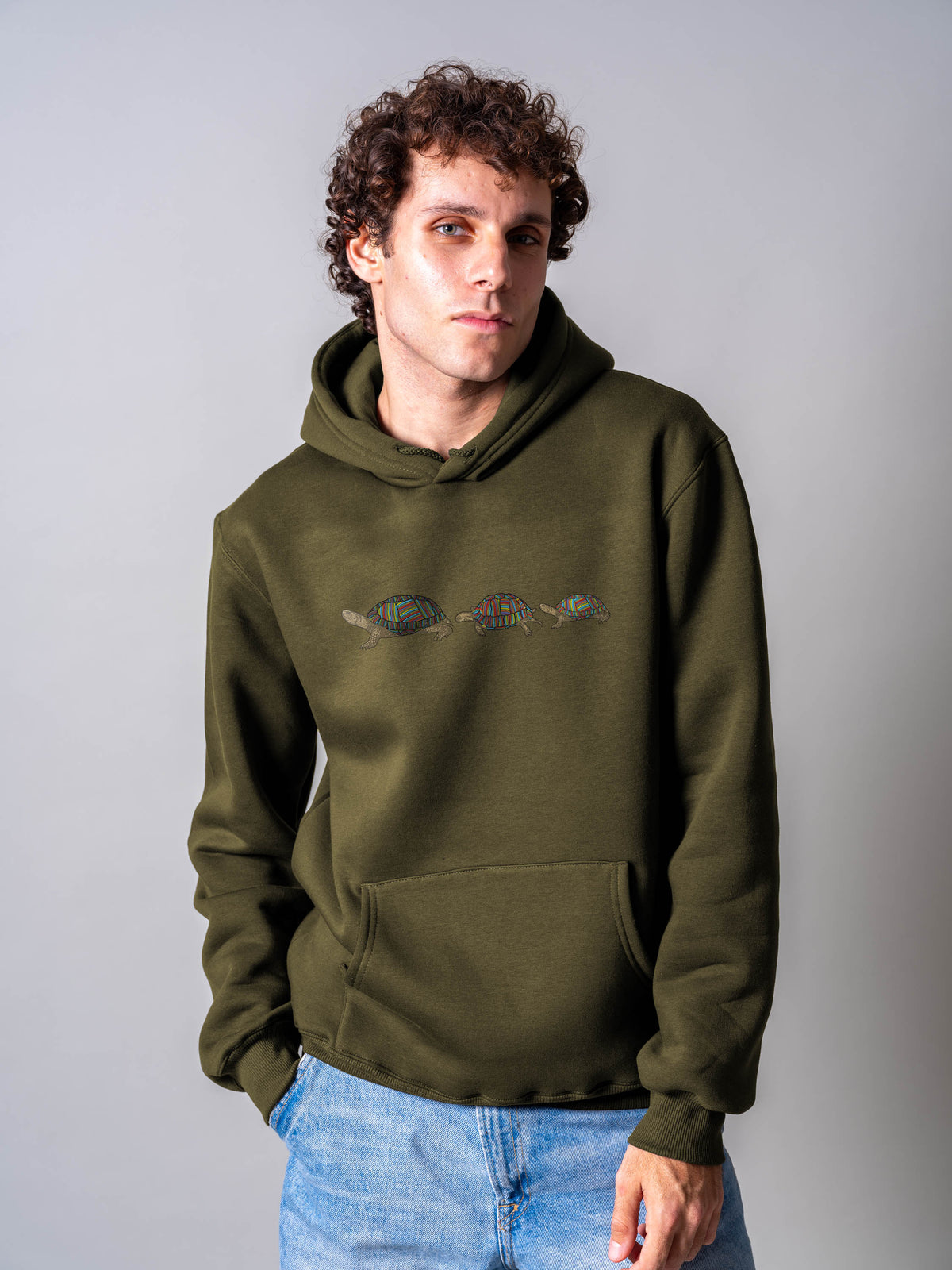 Colorful Turtles - Hoodies