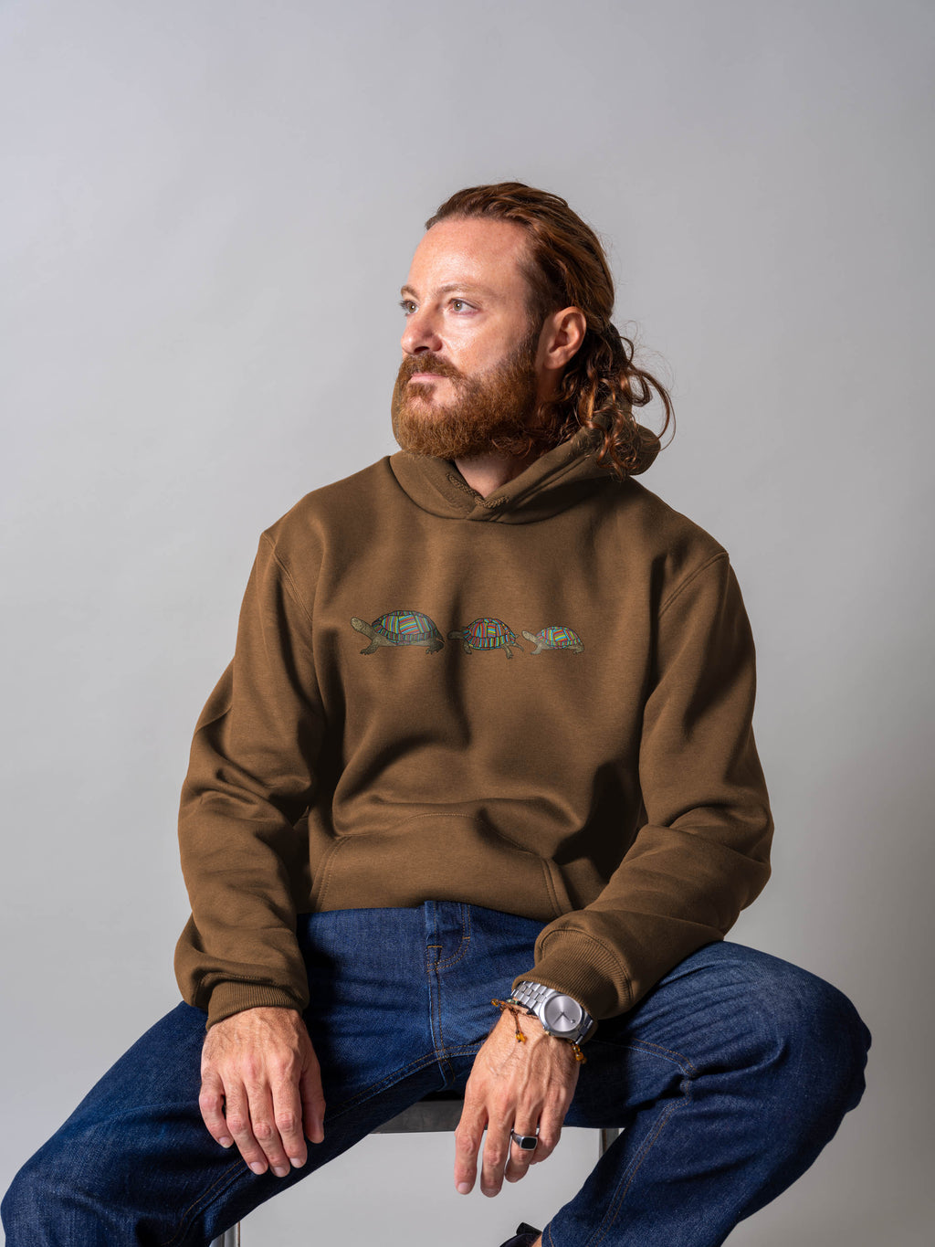 Colorful Turtles - Hoodies