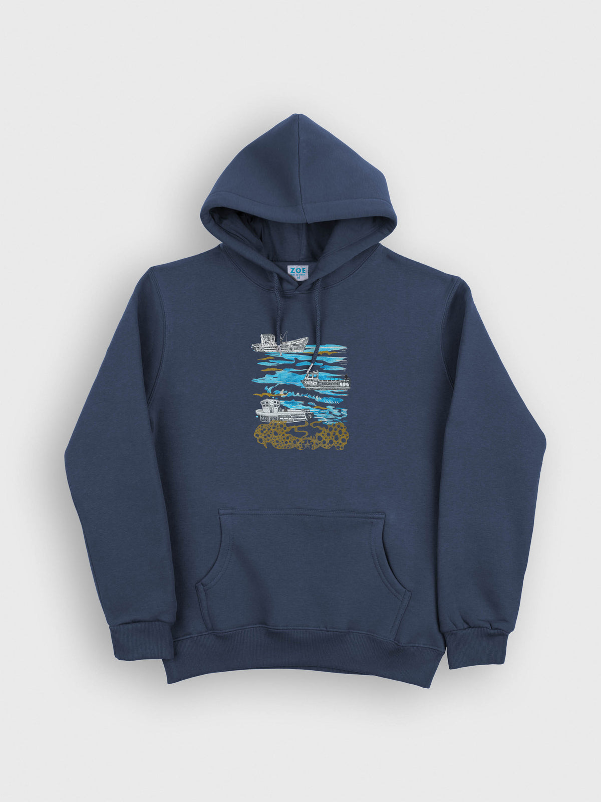 Fishing Boats & Clouds - Hoodies